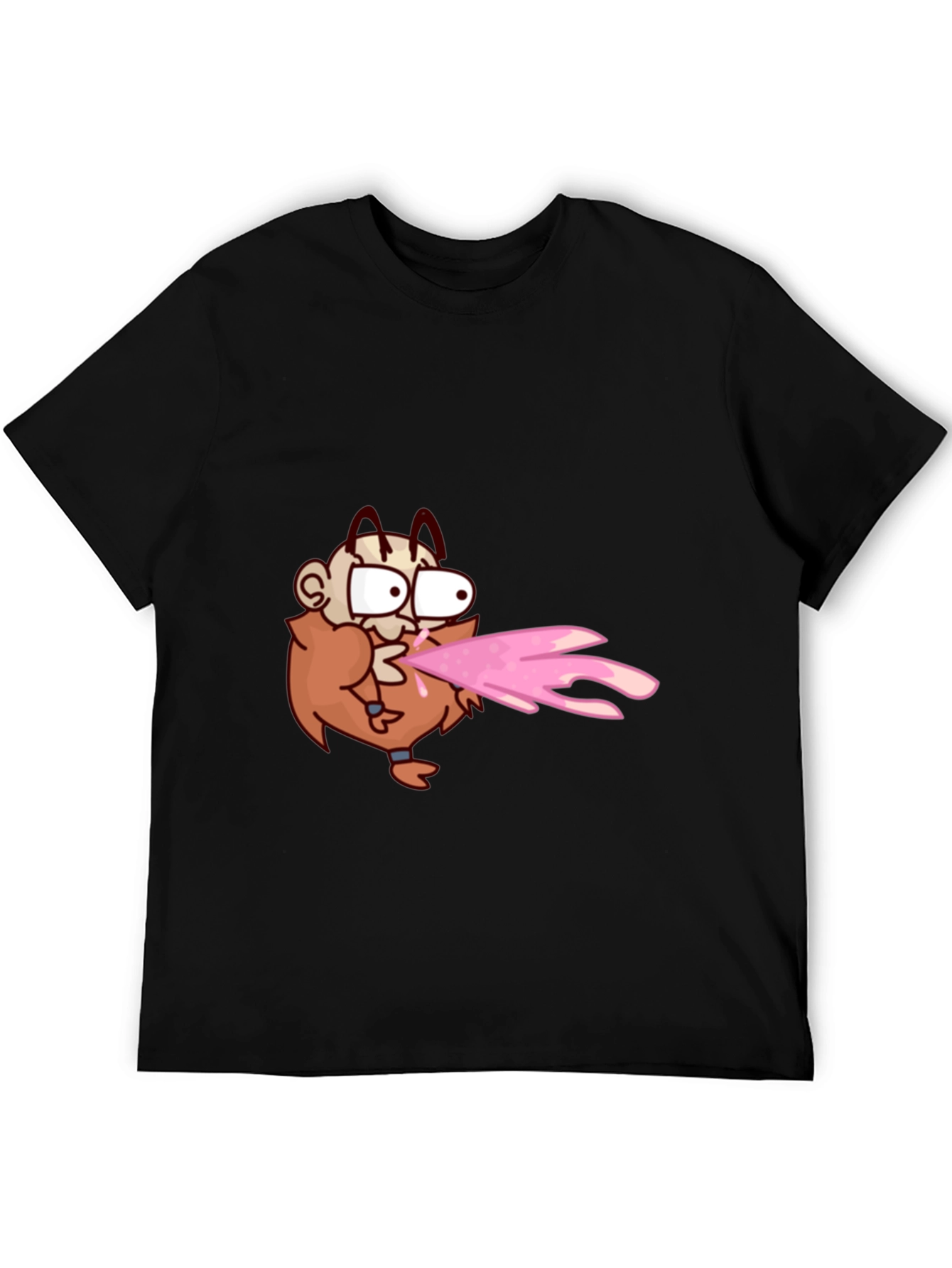 Cartoon Man Fire T-Shirt