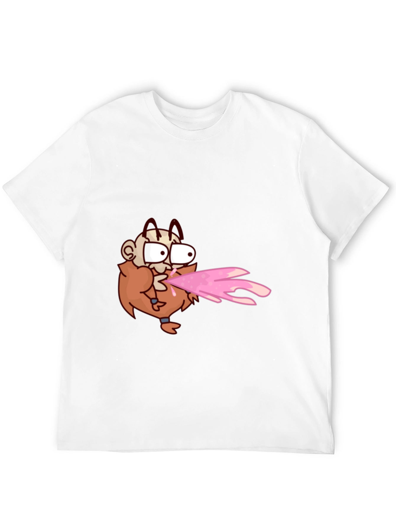 Cartoon Man Fire T-Shirt