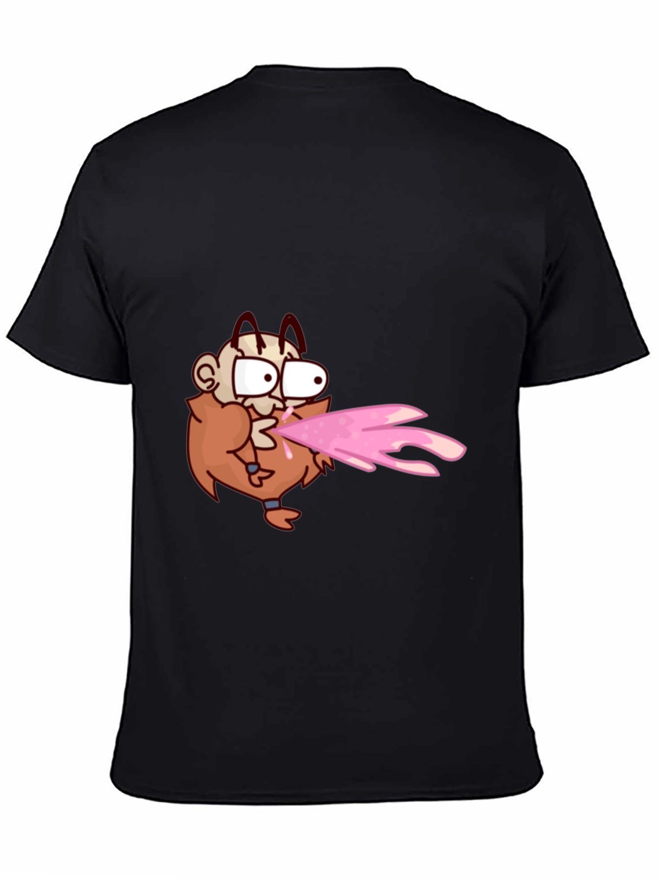Cartoon Man Fire T-Shirt