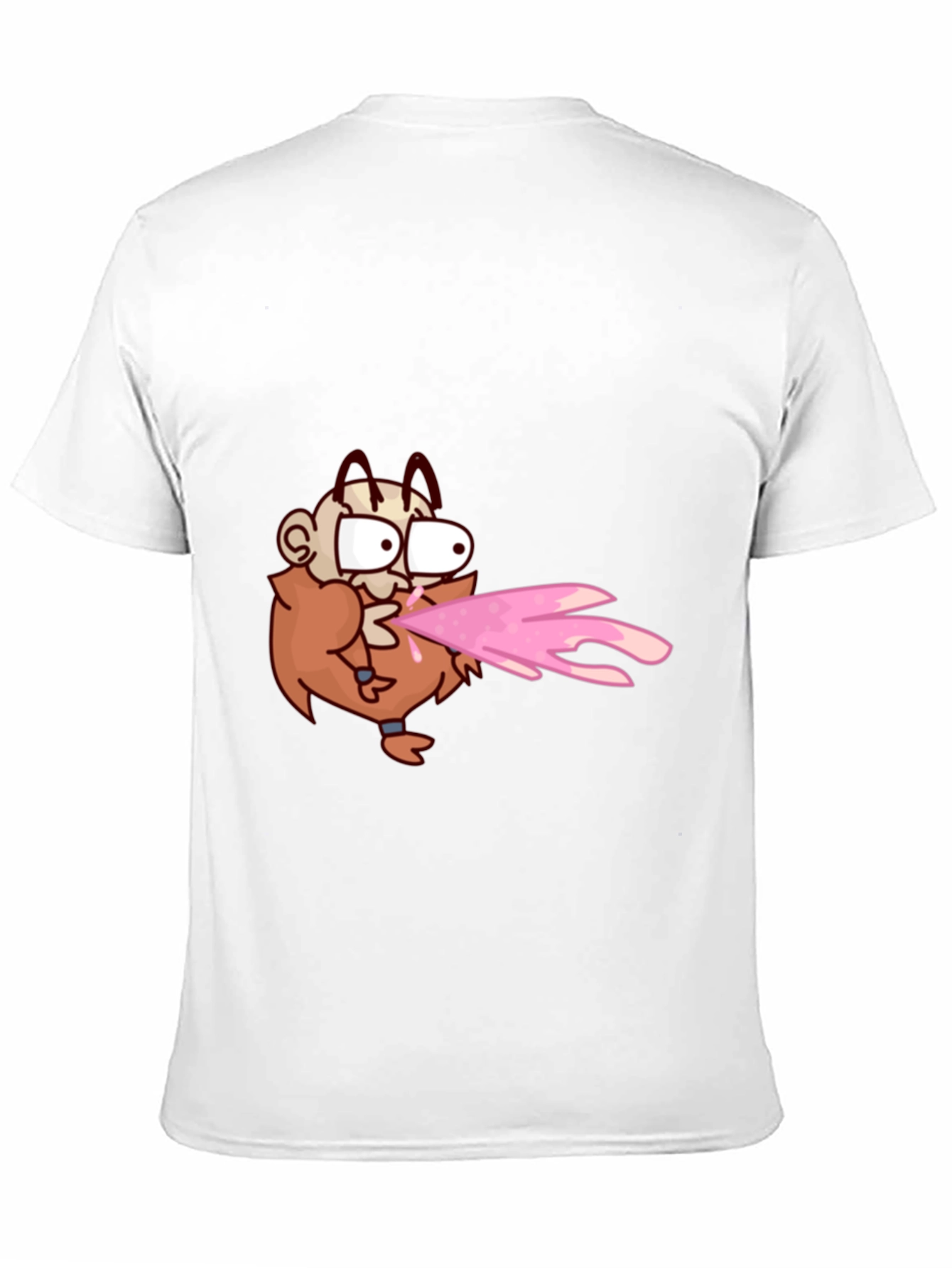 Cartoon Man Fire T-Shirt