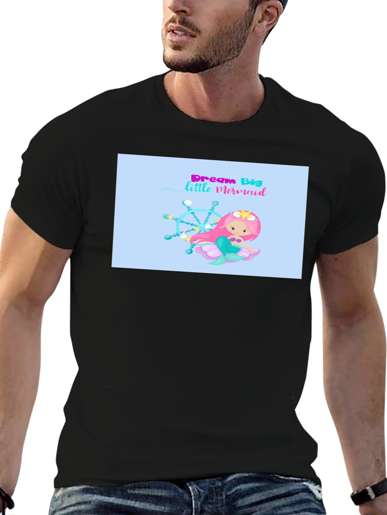 Dream Big Little Mermaid Graphic T-Shirt