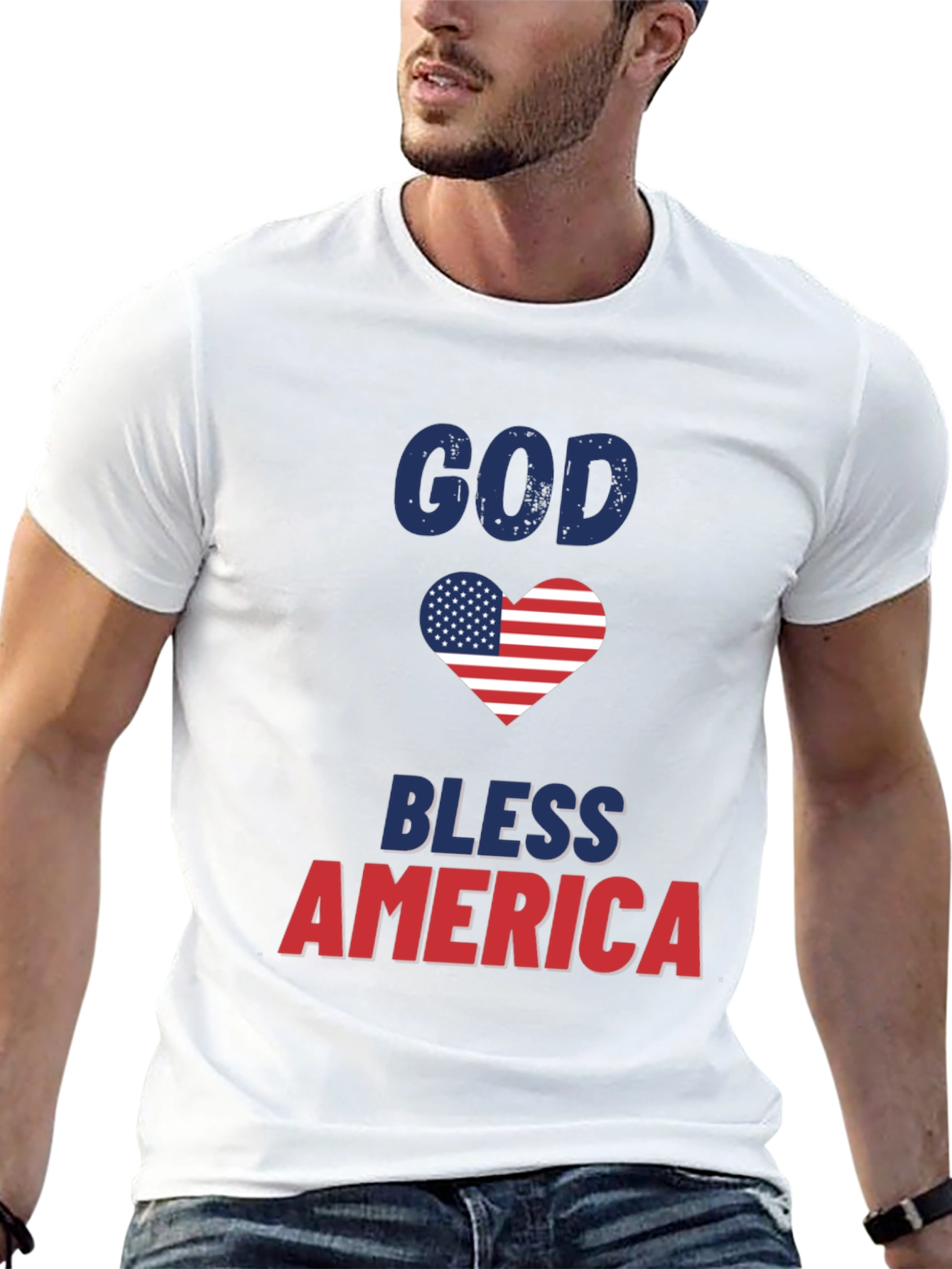 God Bless America Patriotic T-Shirt