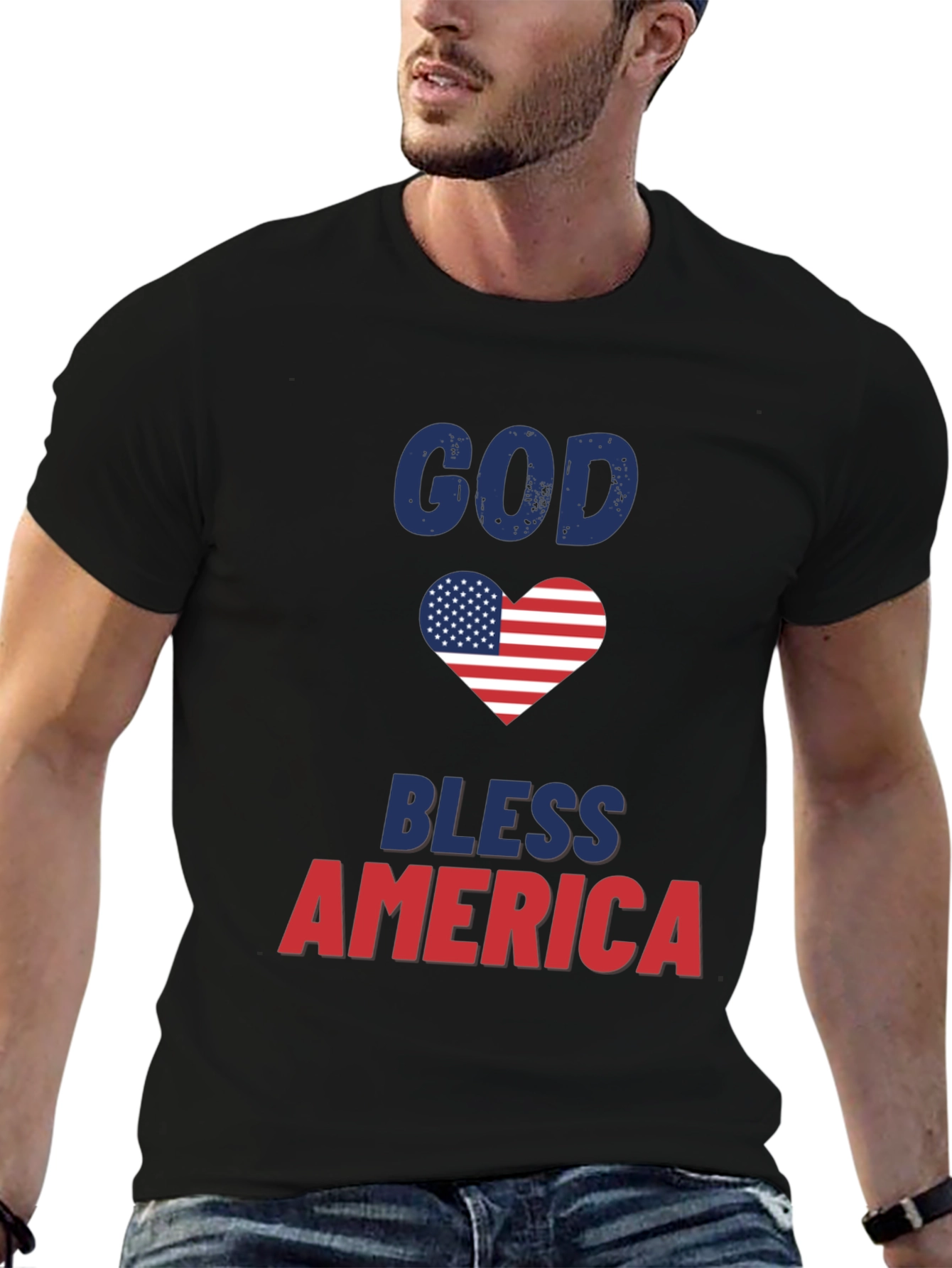 God Bless America Patriotic T-Shirt