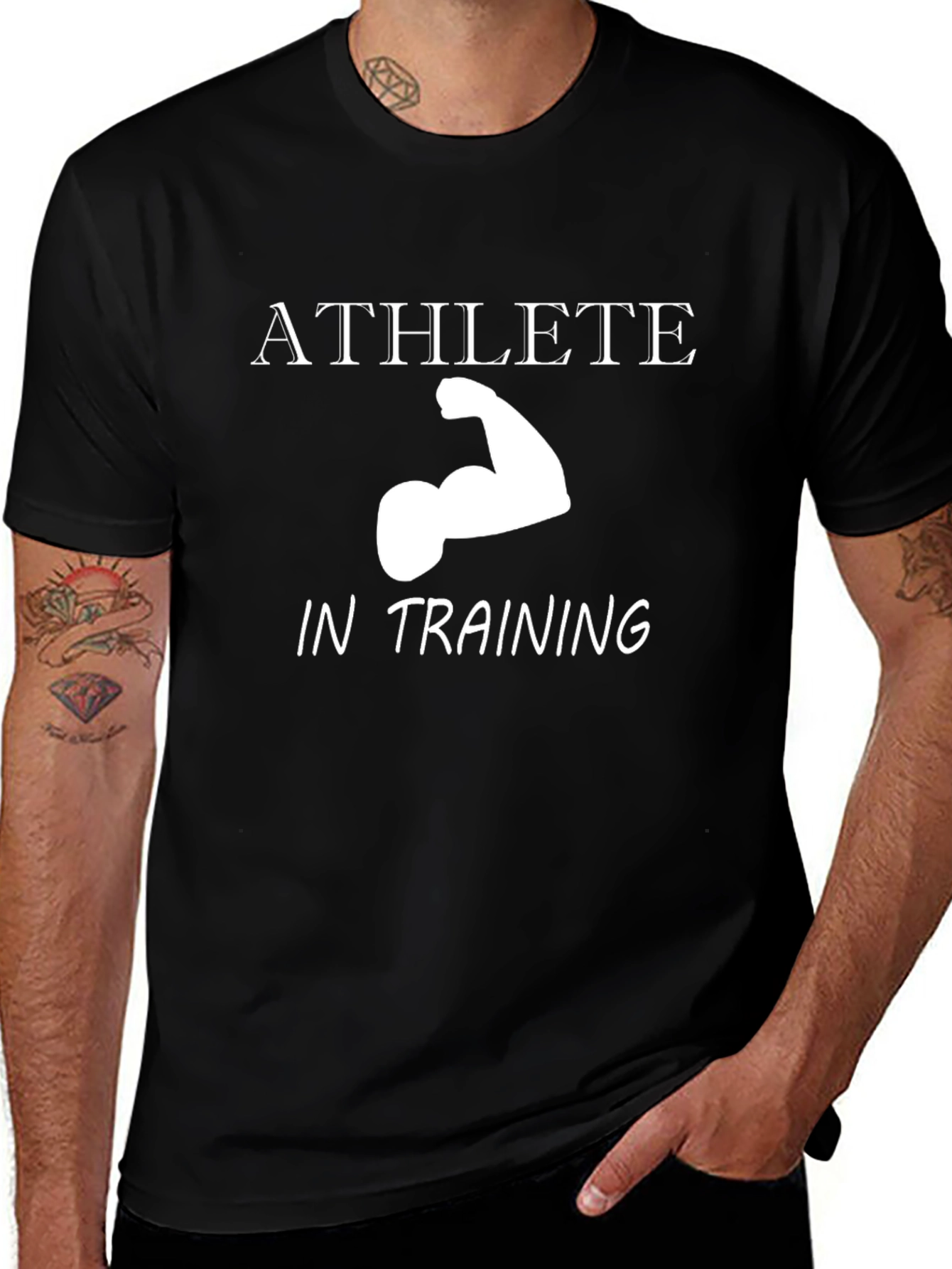 Athlete in Training Black T-Shirt
