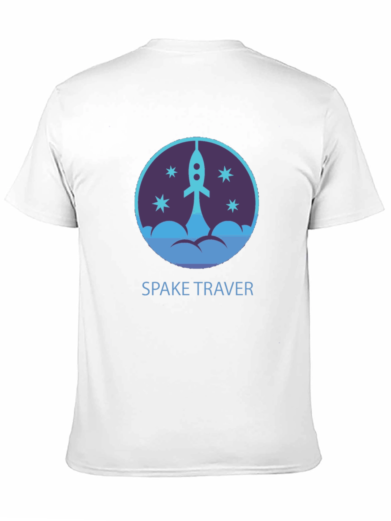 Space Traveler Graphic Tee - Black Cotton Comfort