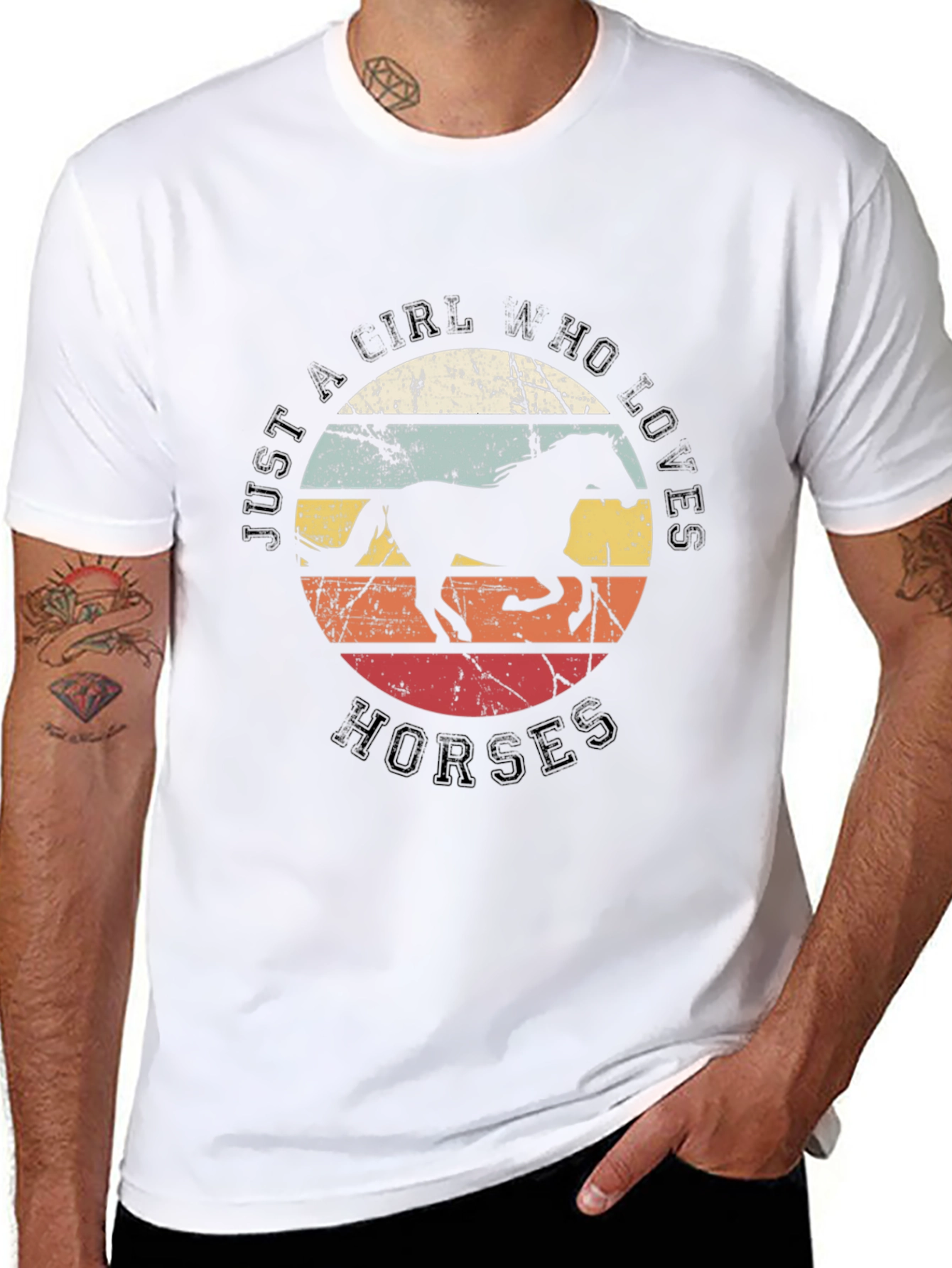 Just a Girl Who Loves Horses T-Shirt