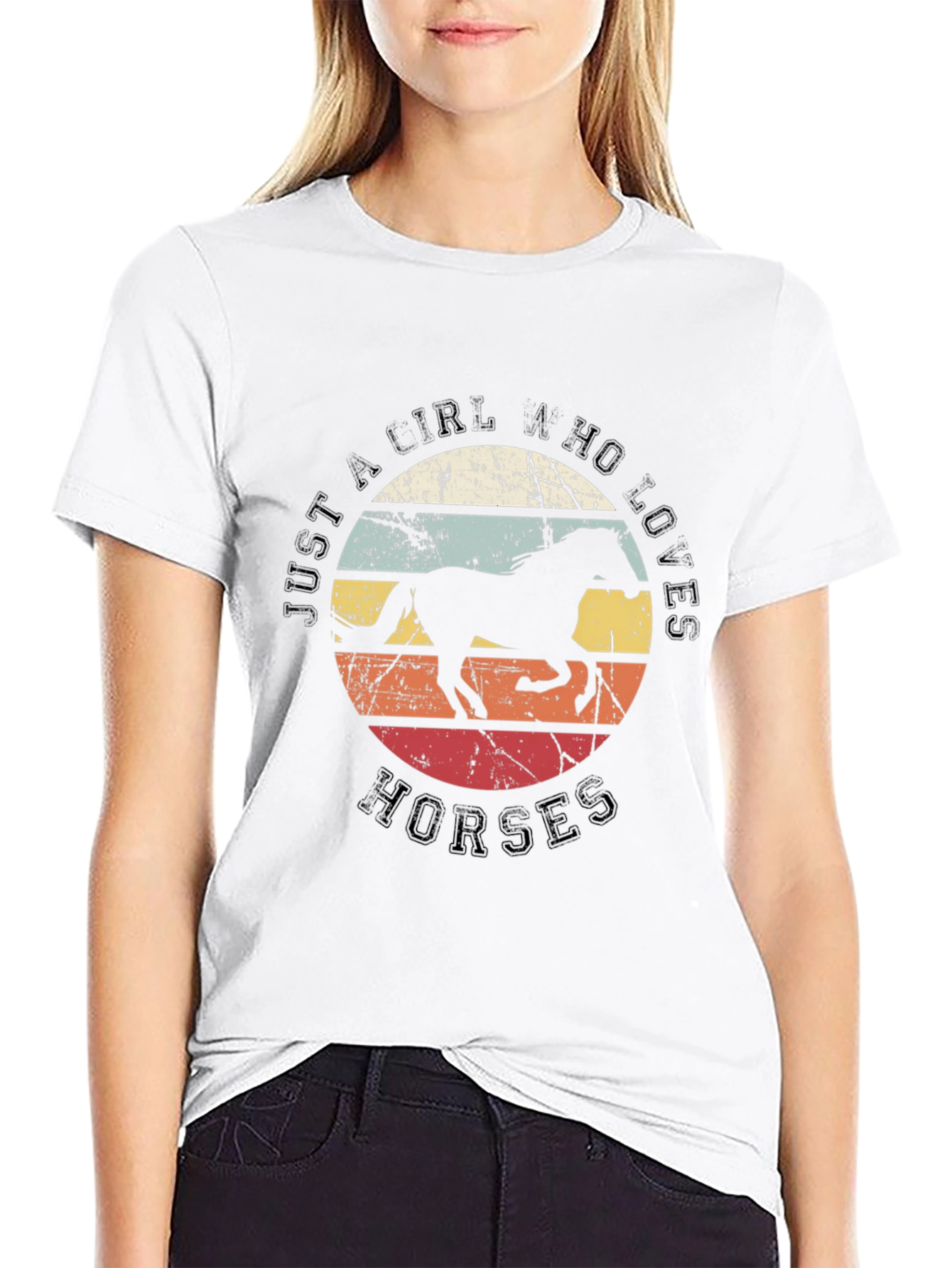 Just a Girl Who Loves Horses T-Shirt