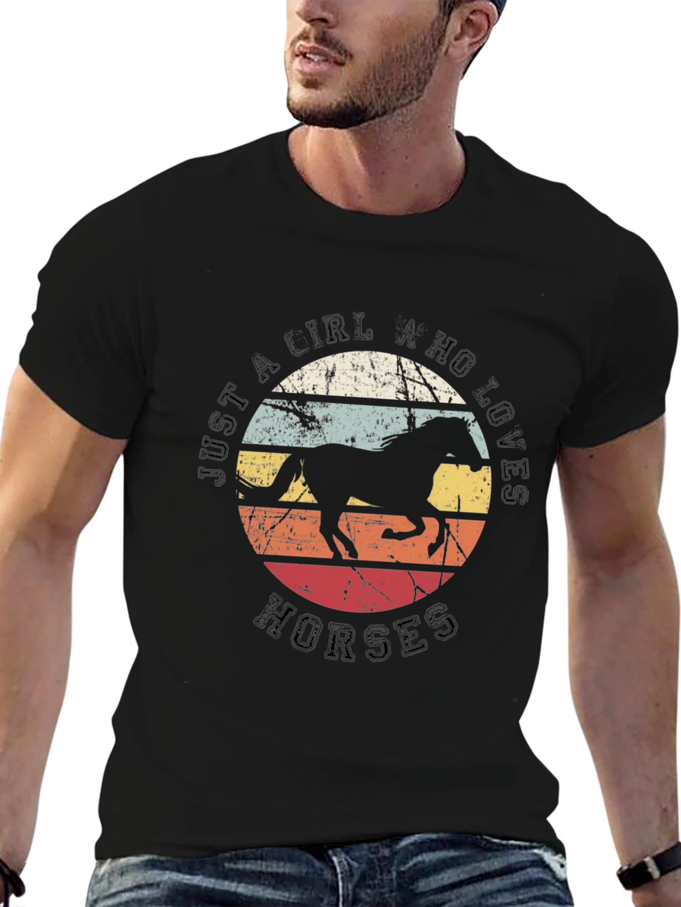 Just a Girl Who Loves Horses T-Shirt