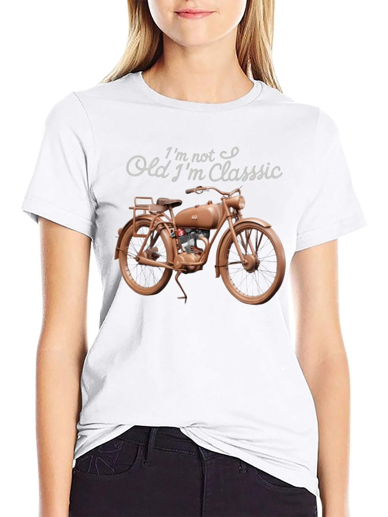 Classic Motorcycle Graphic T-Shirt