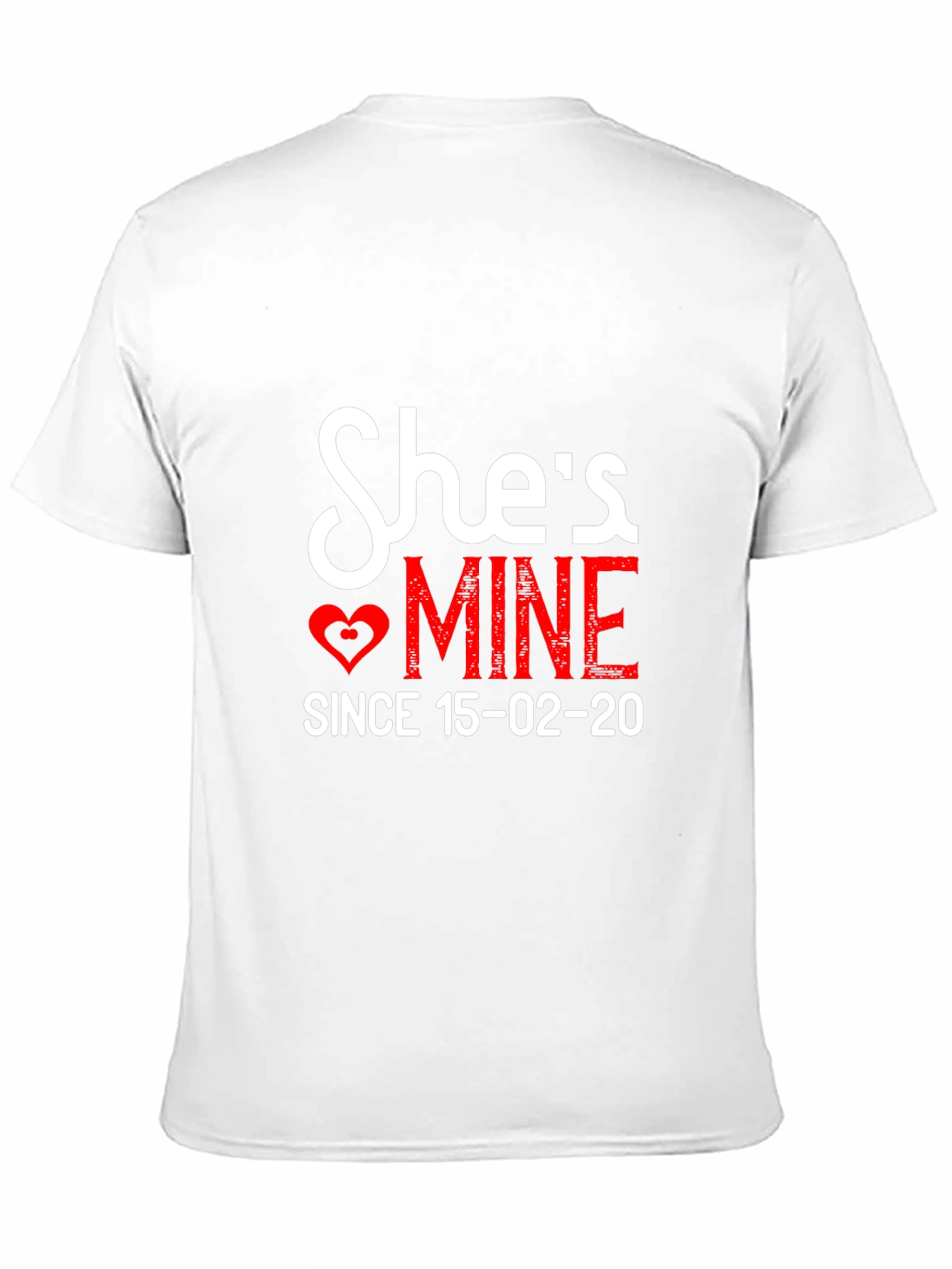 Shes Mine T-Shirt - Romantic Couple Tee