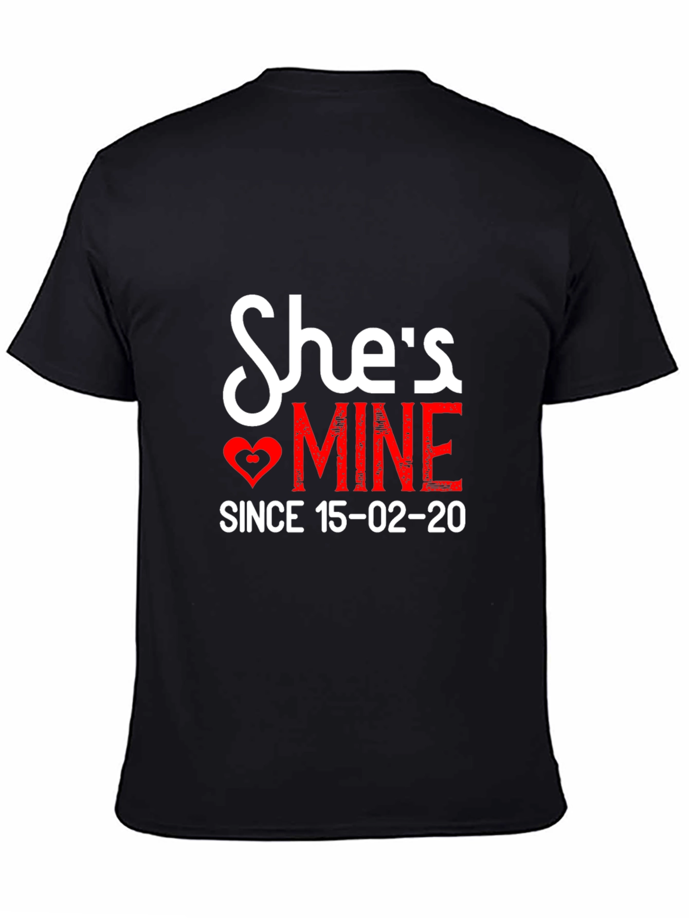 Shes Mine T-Shirt - Romantic Couple Tee