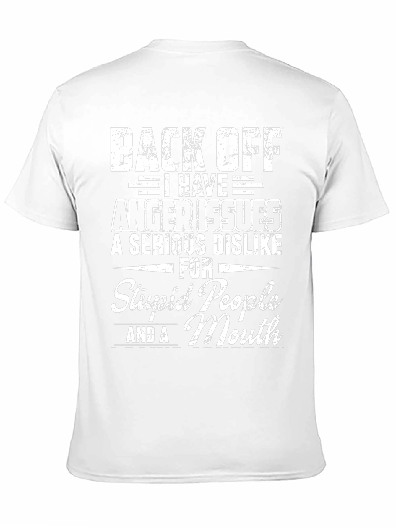 Back Off Funny Graphic T-Shirt