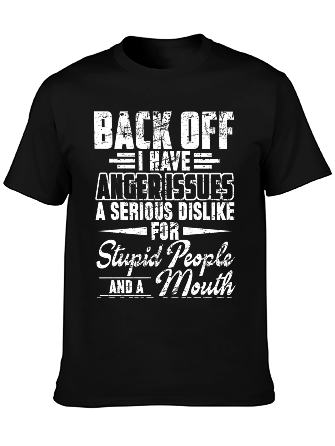 Back Off Funny Graphic T-Shirt