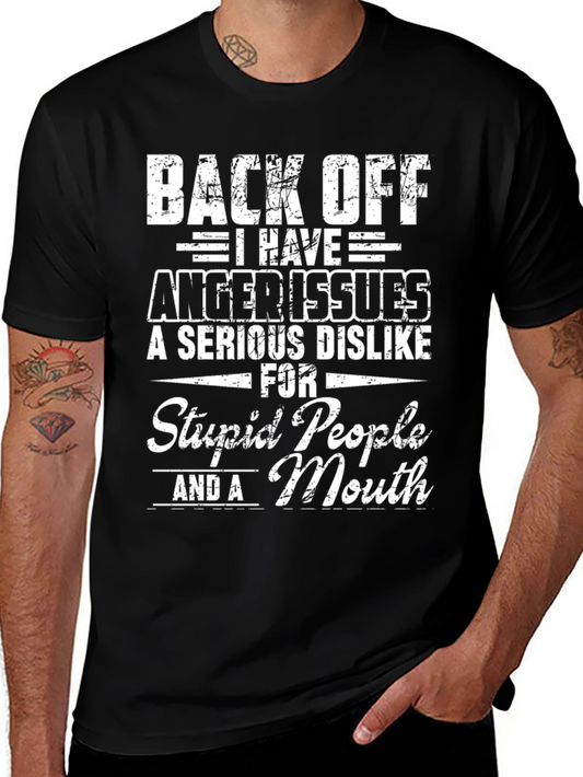 Back Off Funny Graphic T-Shirt