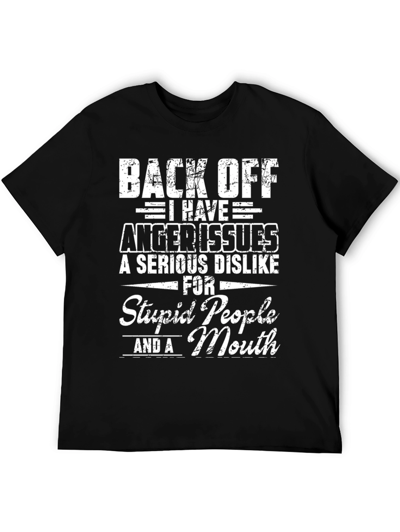 Back Off Funny Graphic T-Shirt