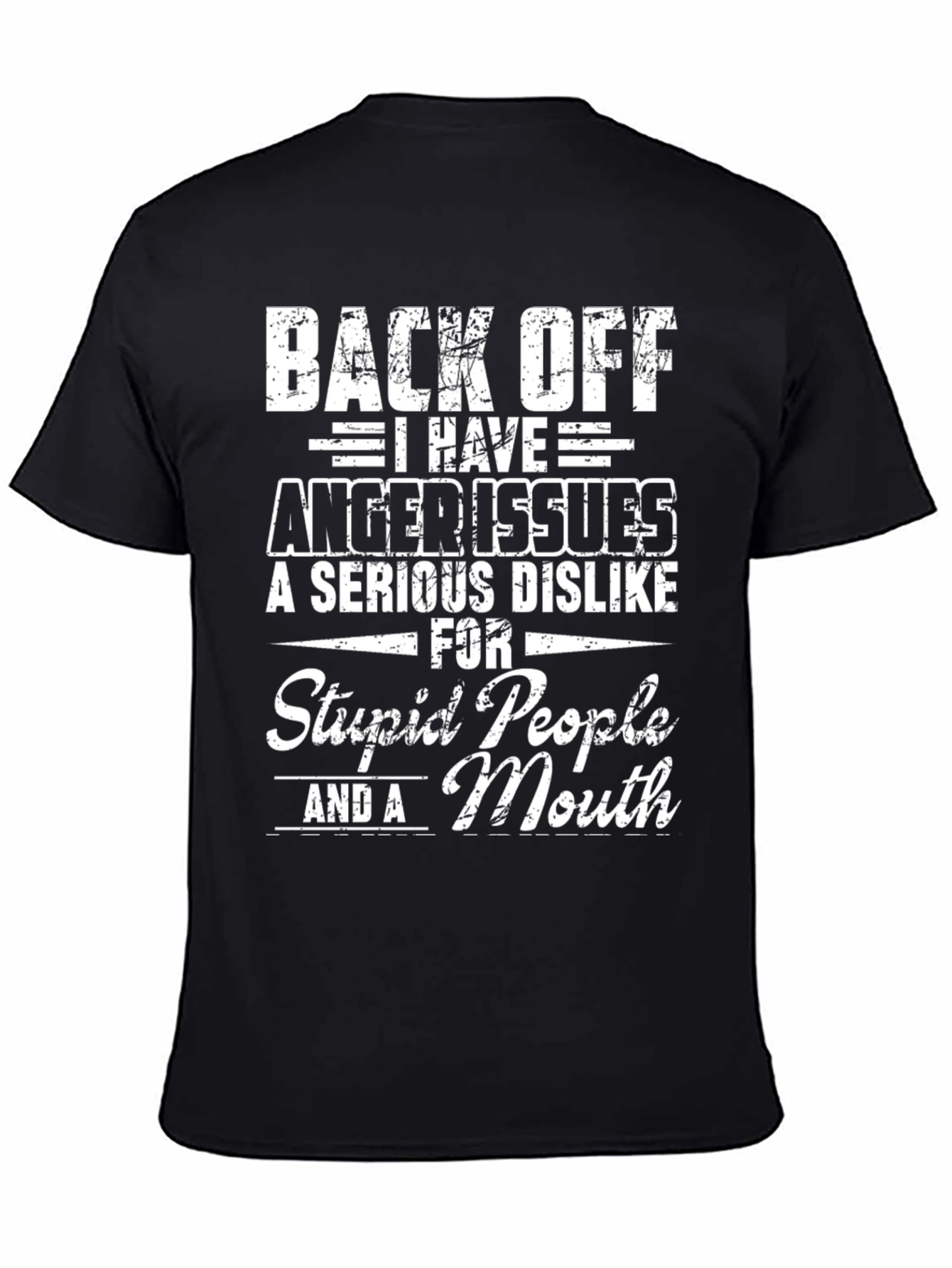 Back Off Funny Graphic T-Shirt