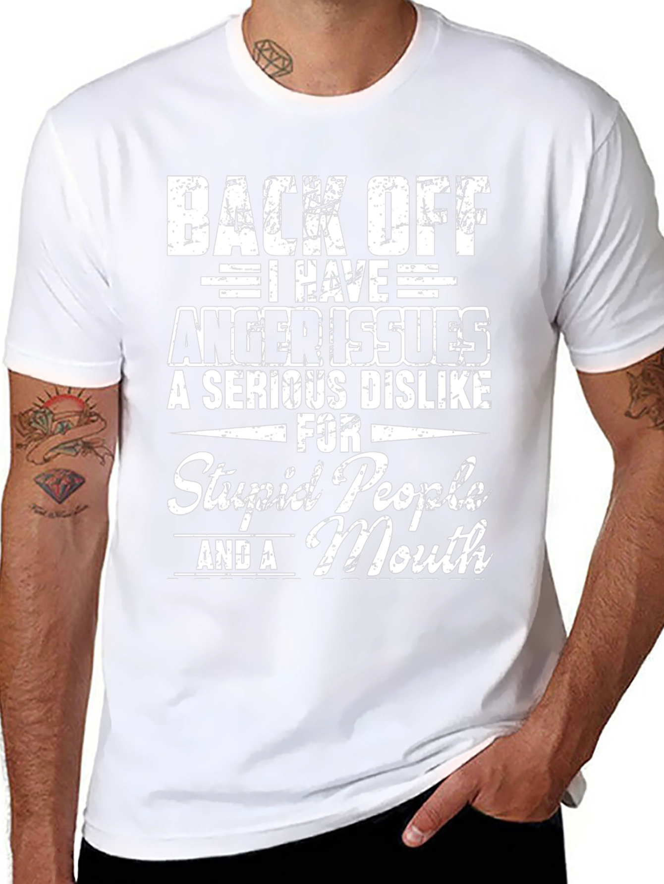 Back Off Funny Graphic T-Shirt