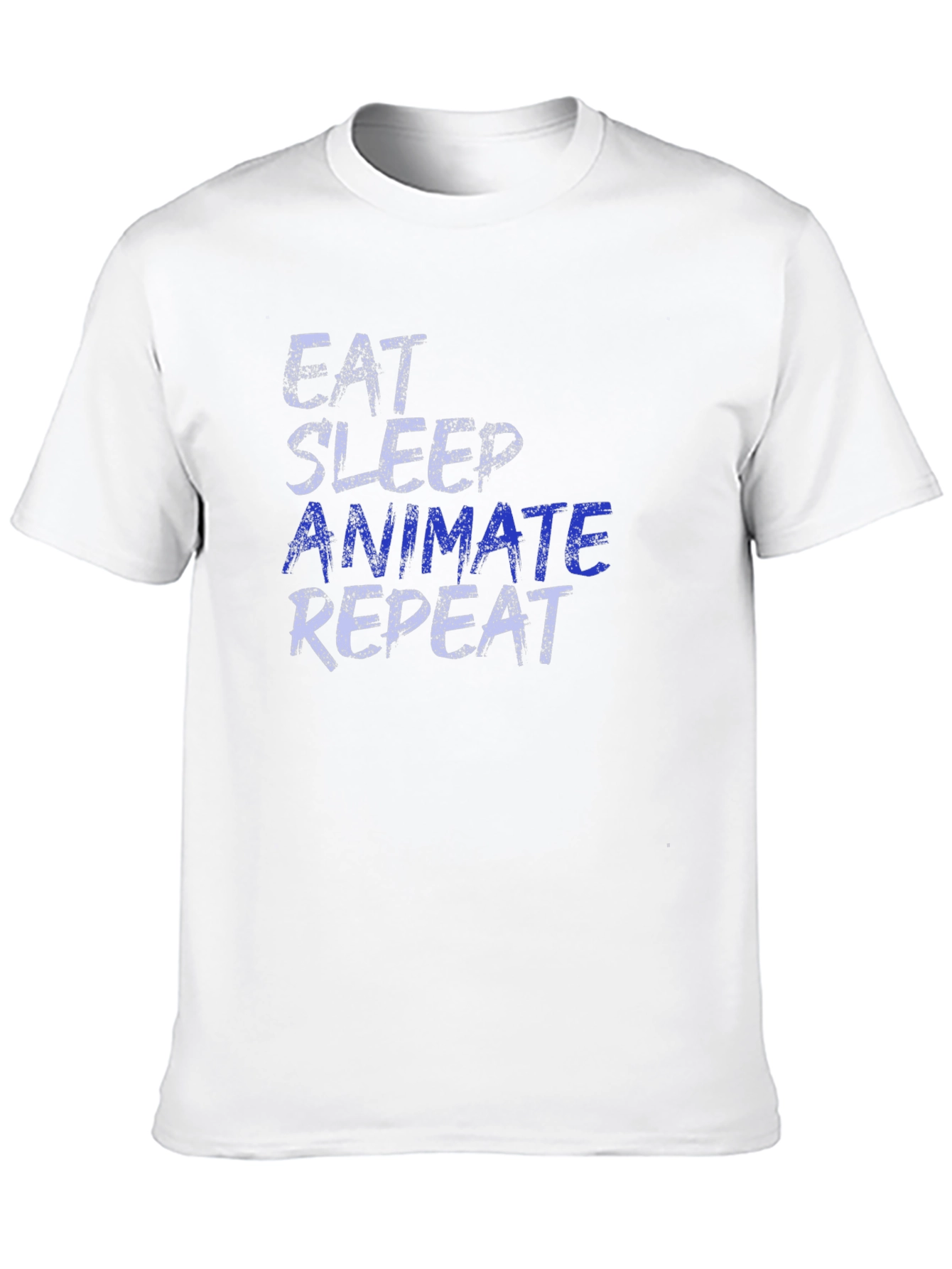 Eat Sleep Animate Repeat Black T-Shirt