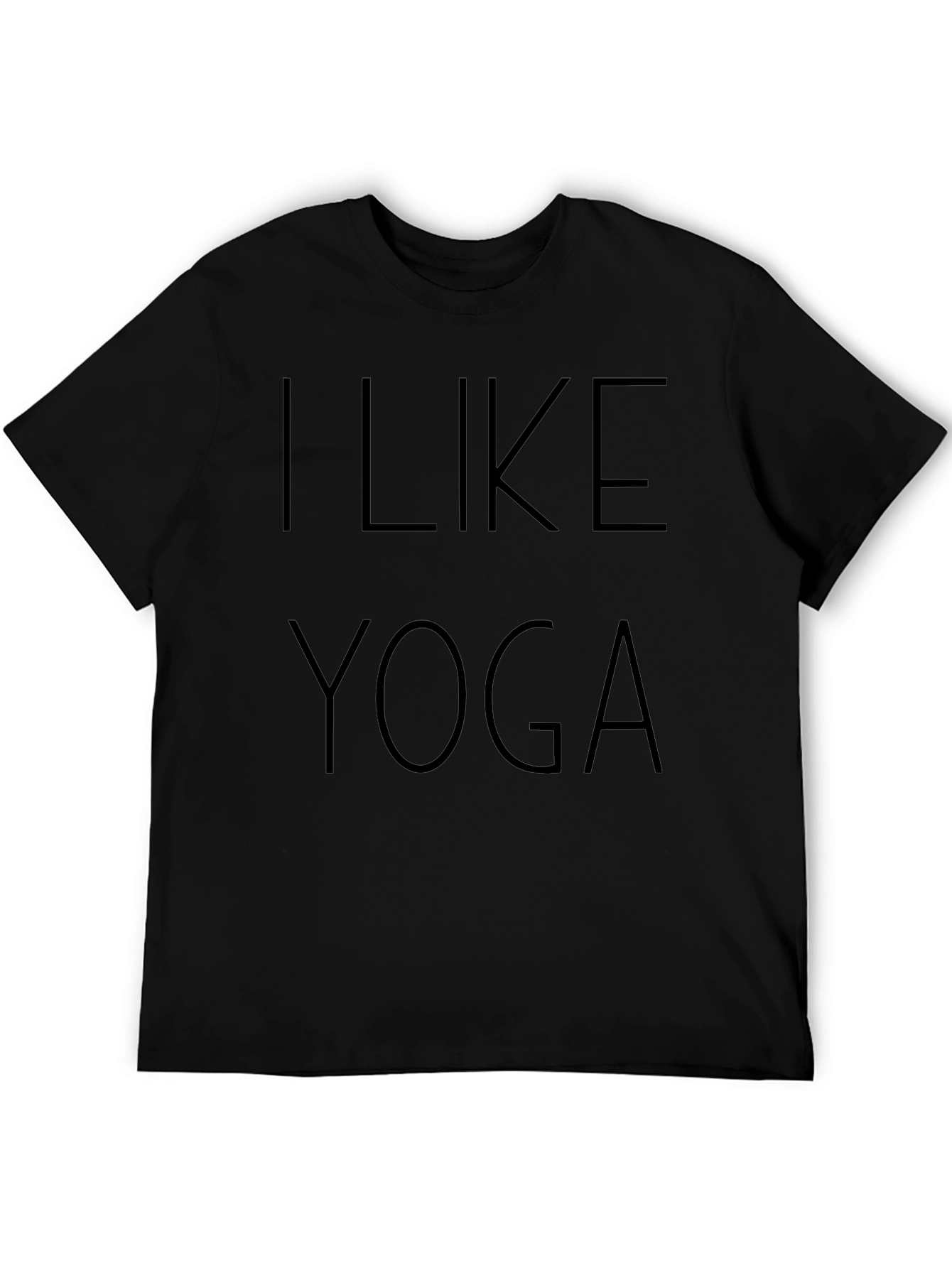 I Like Yoga T-Shirt - Black Unisex