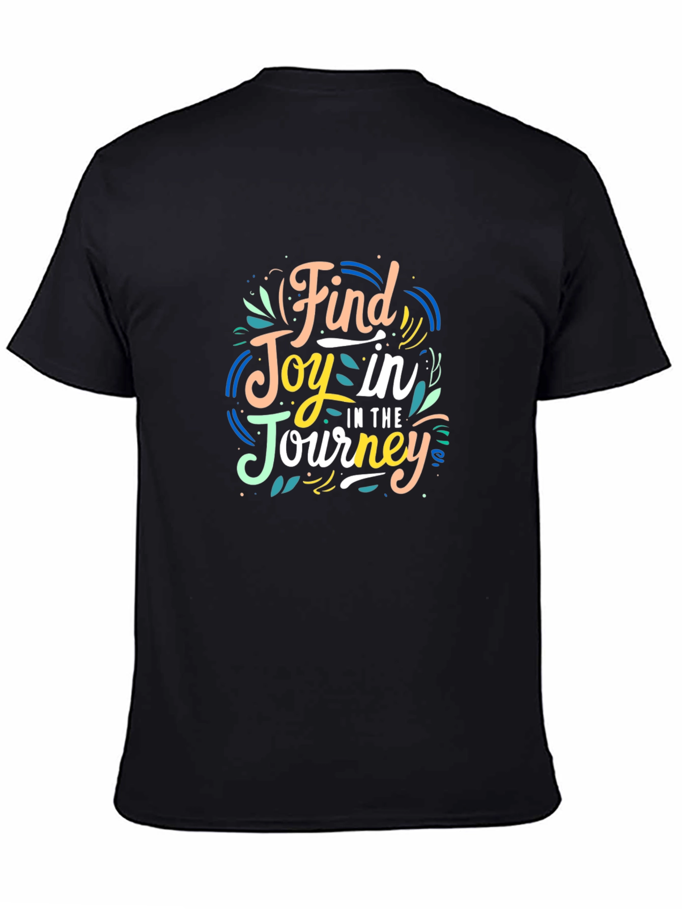 Find Joy in the Journey Black T-Shirt