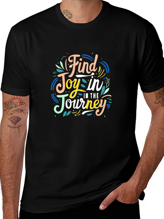 Find Joy in the Journey Black T-Shirt