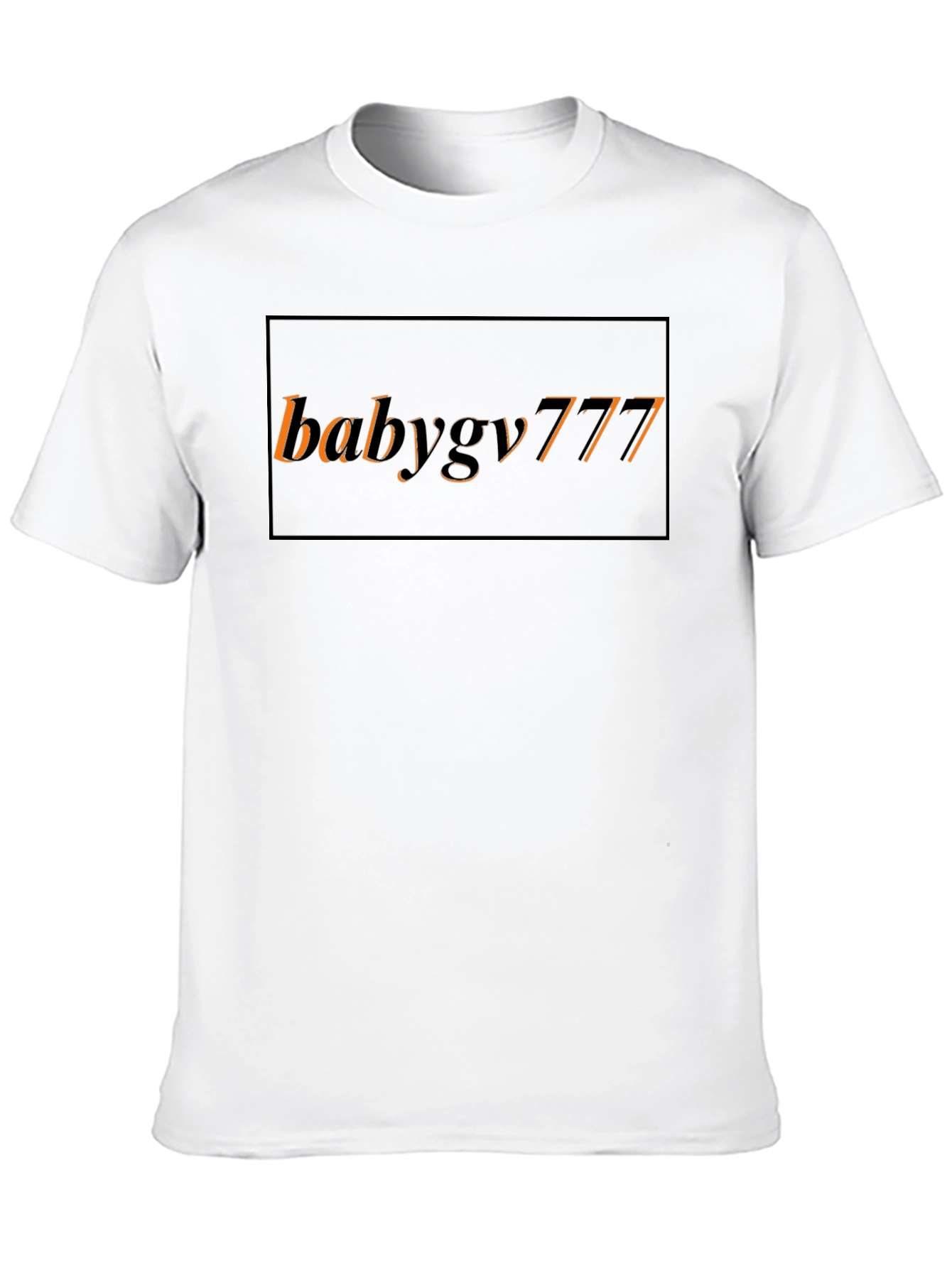 Babygy777 Graphic Print Black T-Shirt