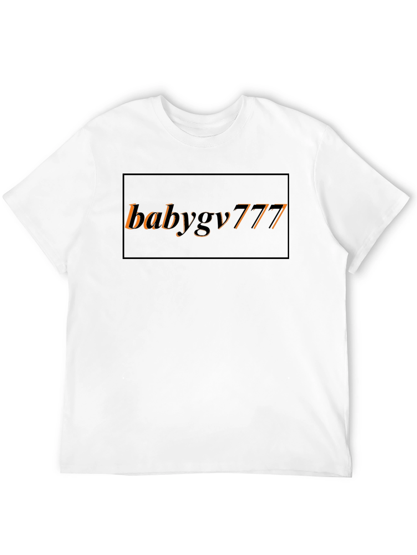 Babygy777 Graphic Print Black T-Shirt