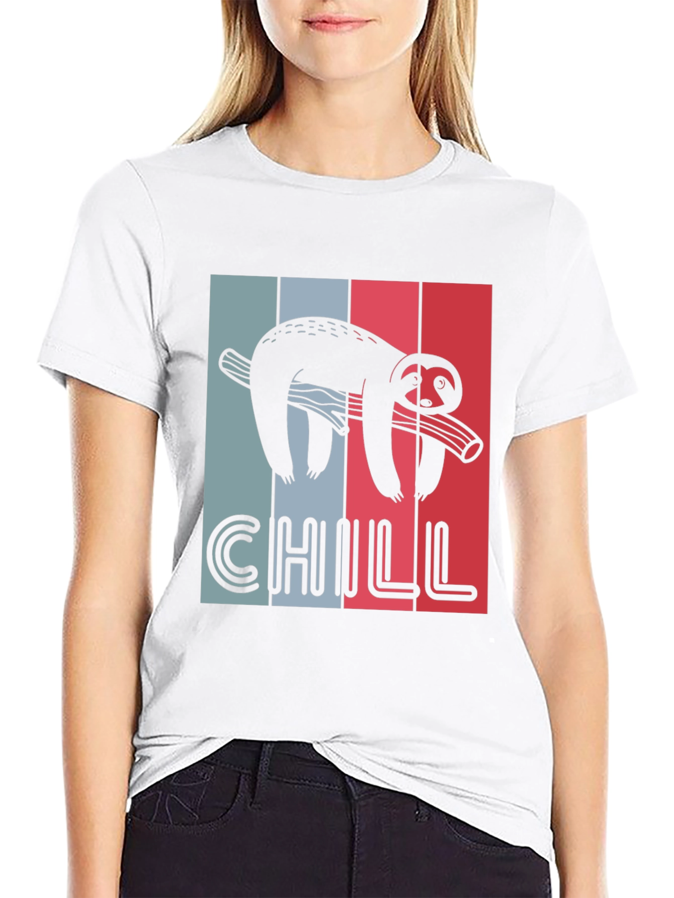 Chill Sloth Graphic Tee