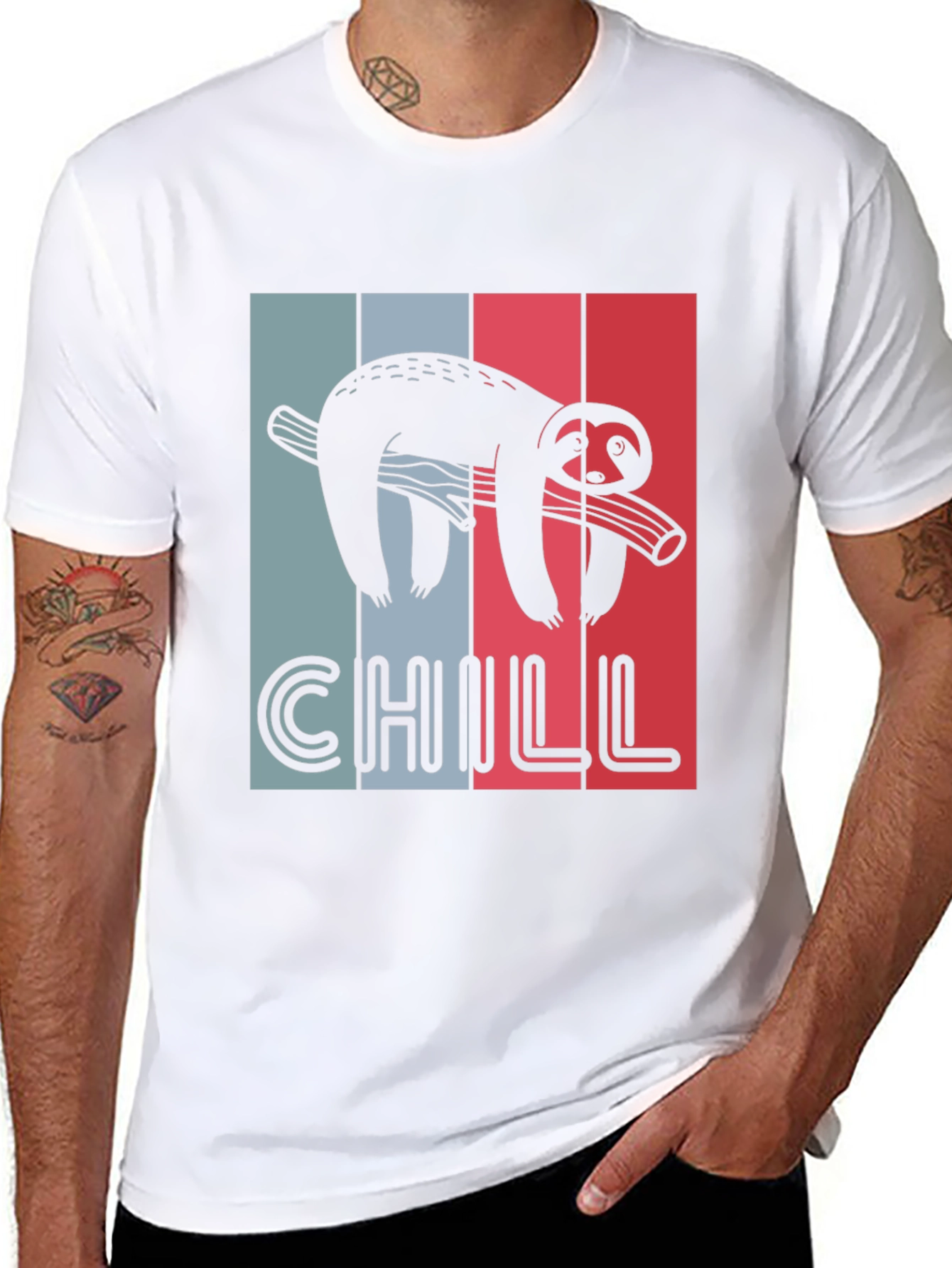 Chill Sloth Graphic Tee