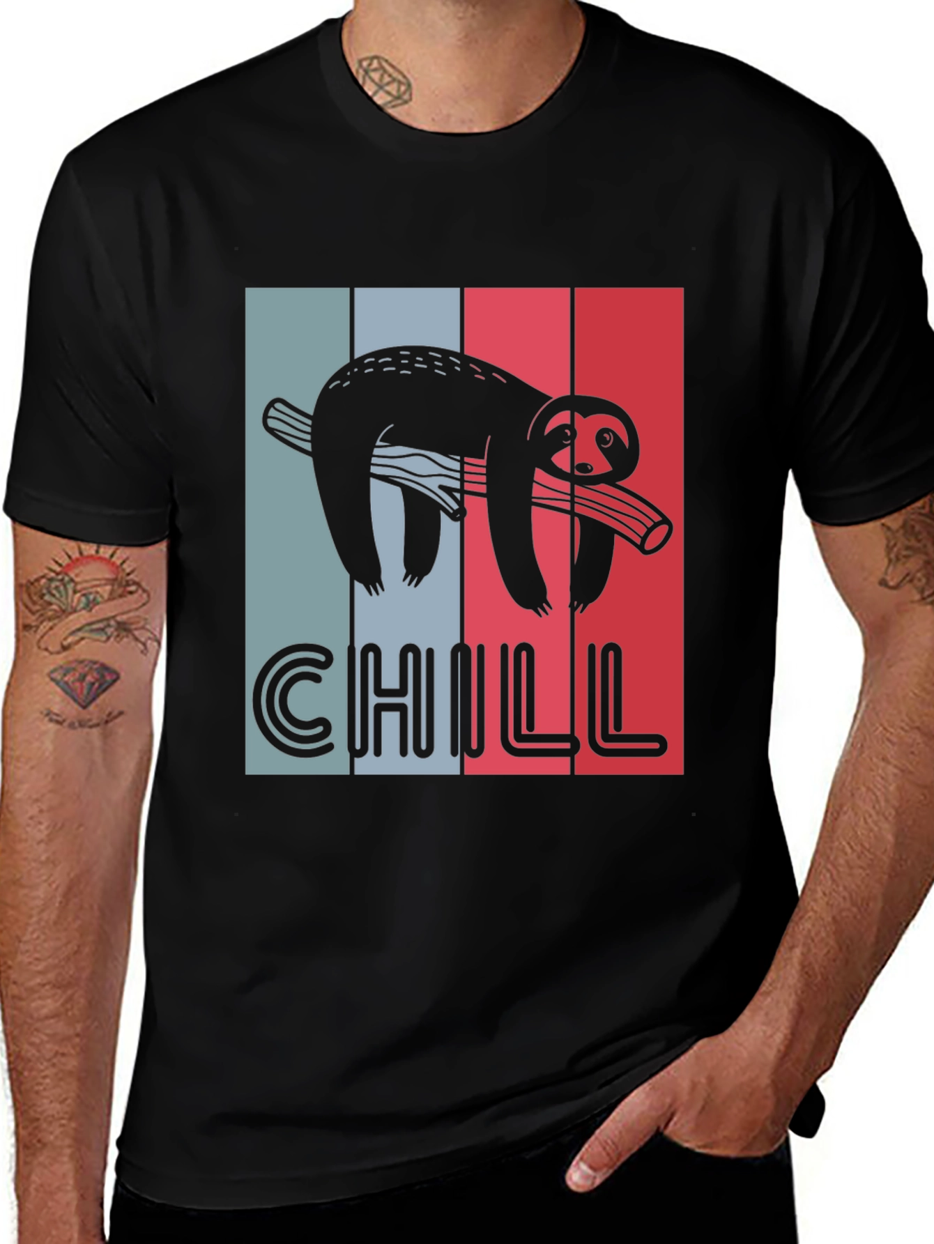 Chill Sloth Graphic Tee