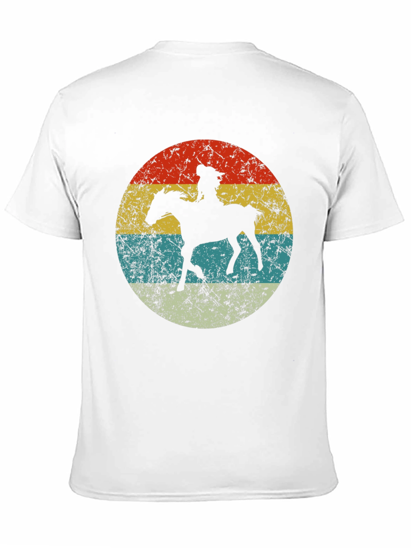 Retro Cowboy Horse T-Shirt - Western Style Tee
