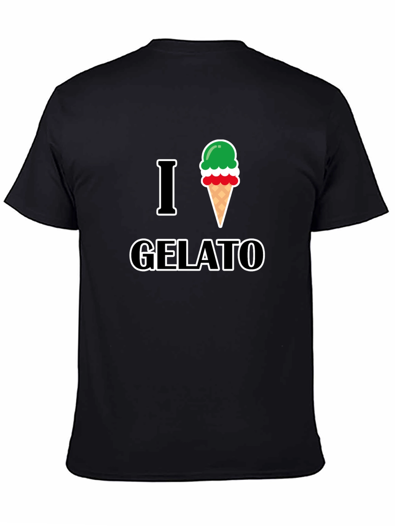 I Love Gelato Graphic T-Shirt - Casual Style