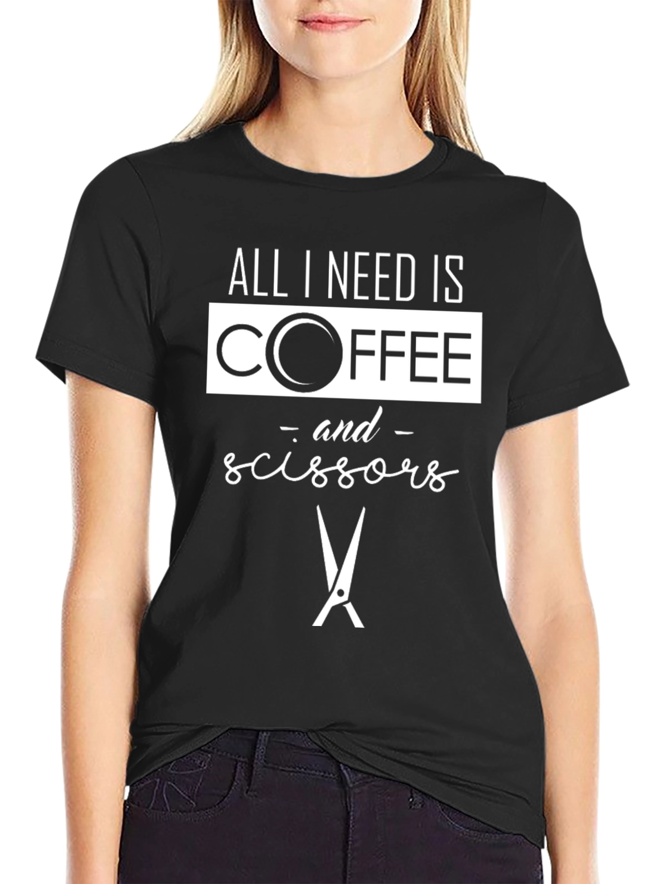 All I Need Is Coffee & Scissors T-Shirt