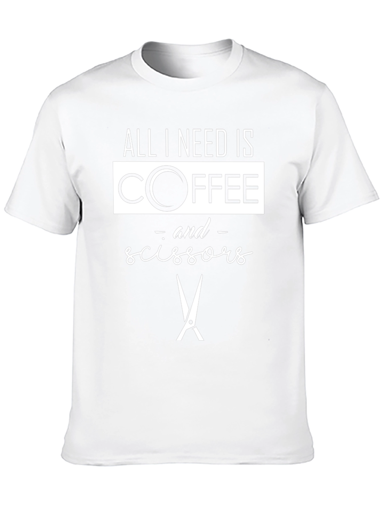 All I Need Is Coffee & Scissors T-Shirt