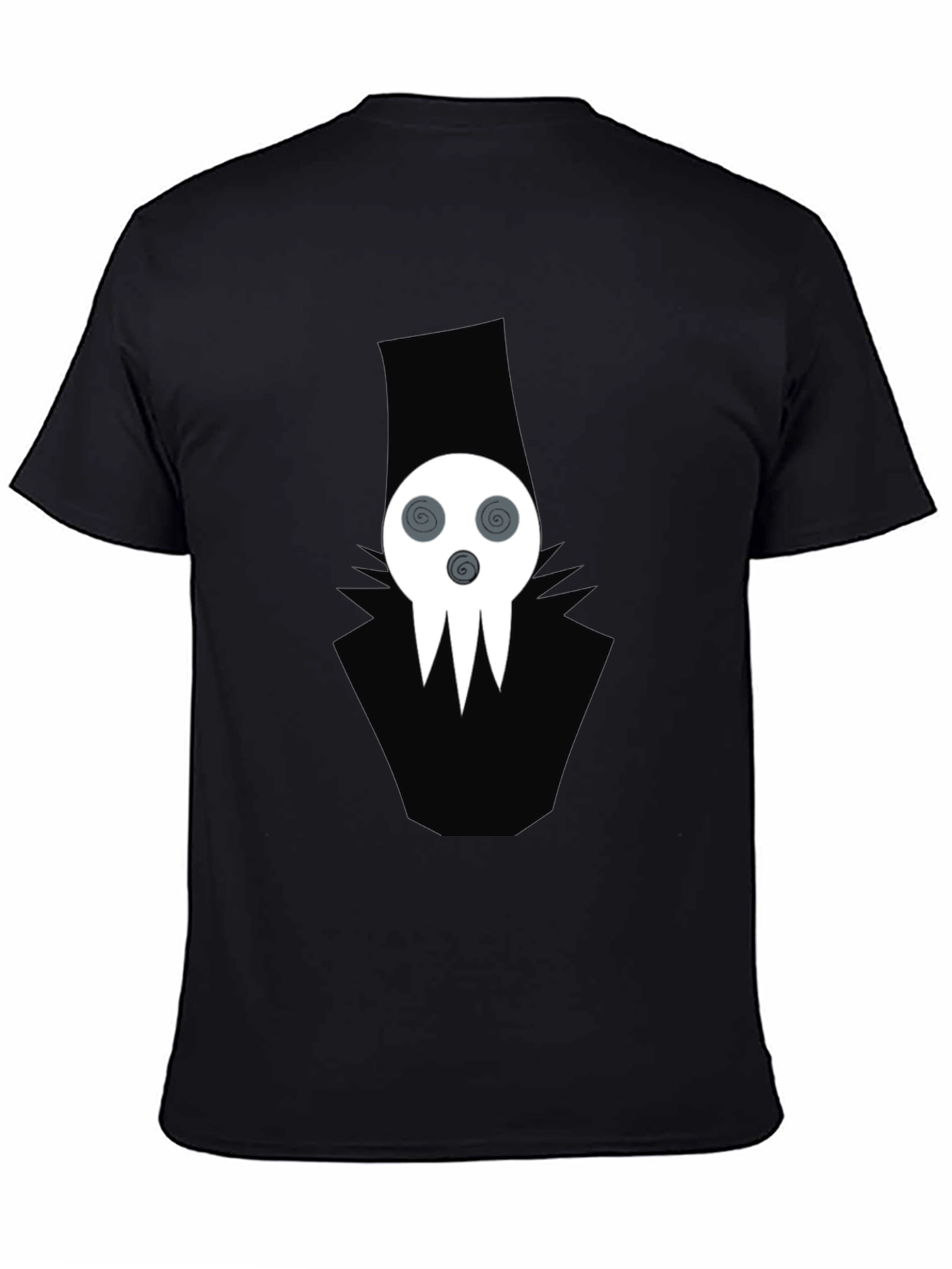 Grim Reaper Graphic Tee - Black Cotton Blend