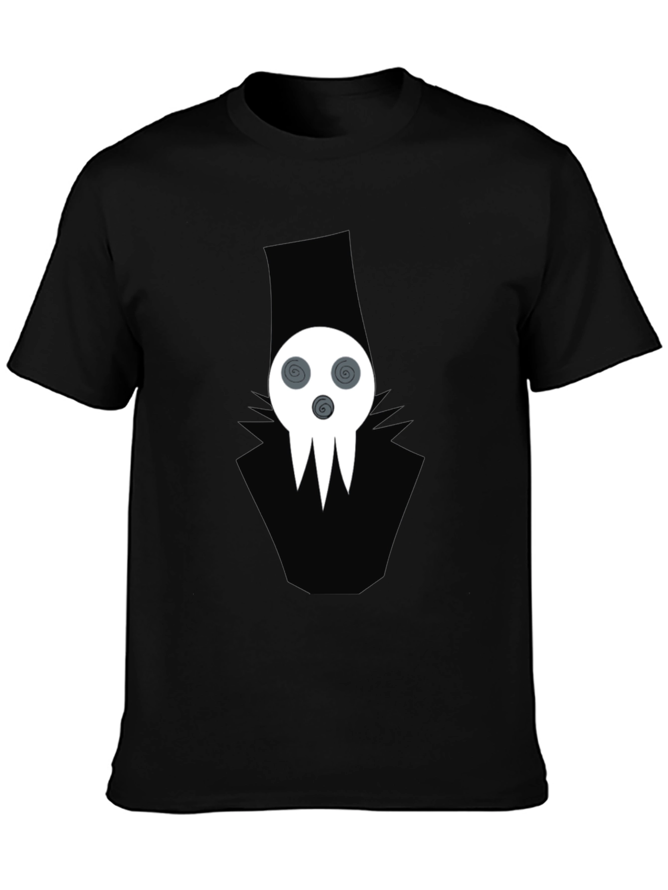 Grim Reaper Graphic Tee - Black Cotton Blend