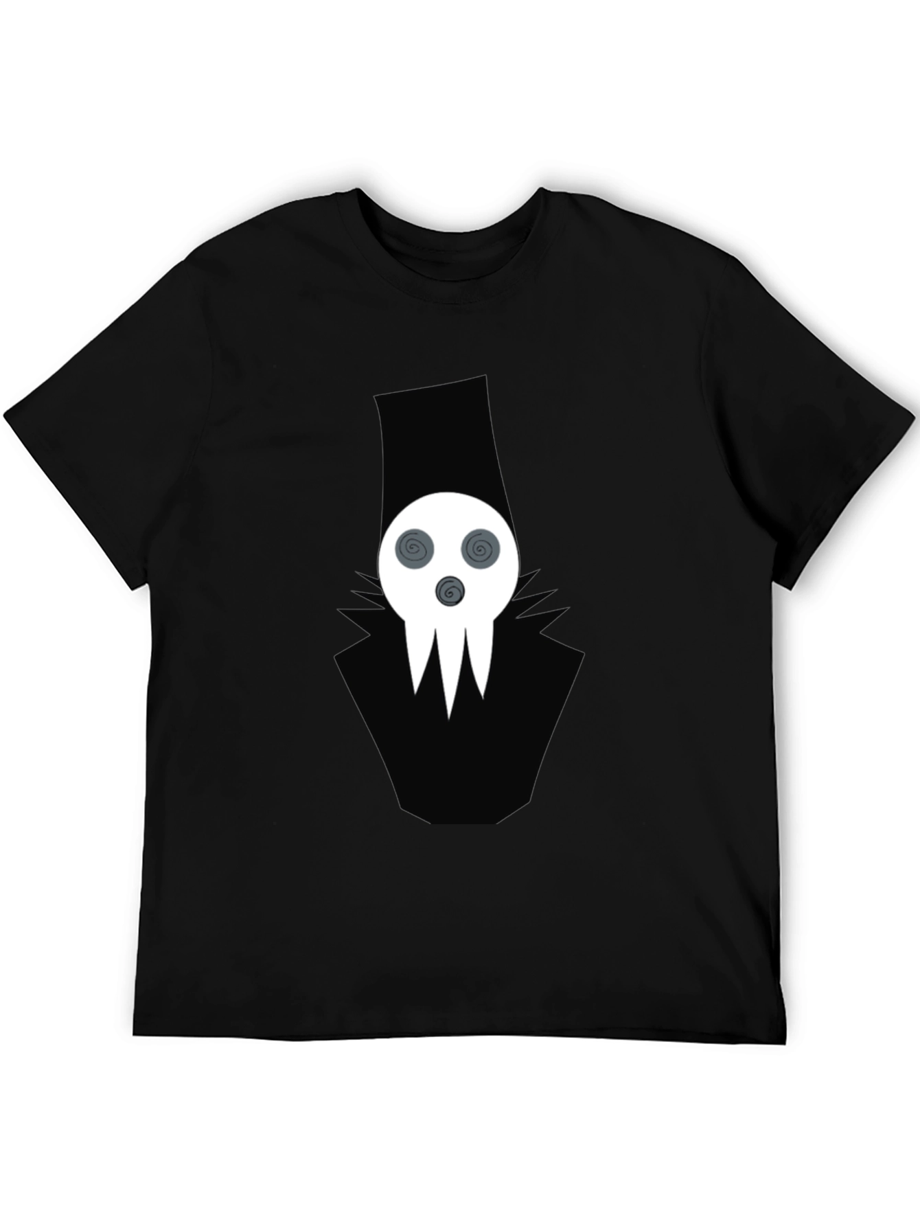 Grim Reaper Graphic Tee - Black Cotton Blend