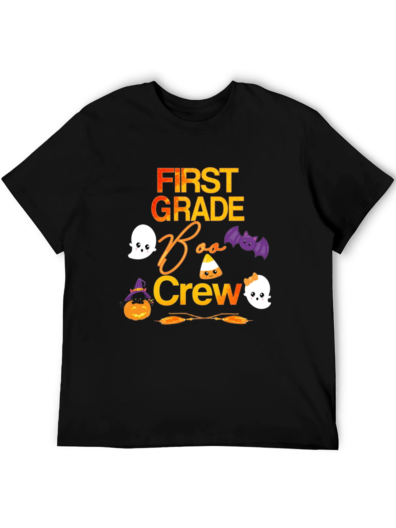 First Grade Boo Crew Halloween T-Shirt