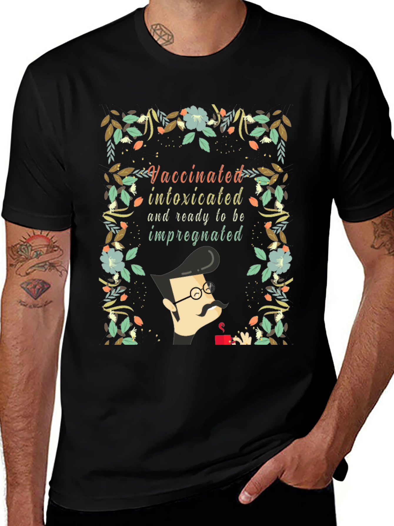 Vaccinated & Ready T-Shirt - Funny Slogan