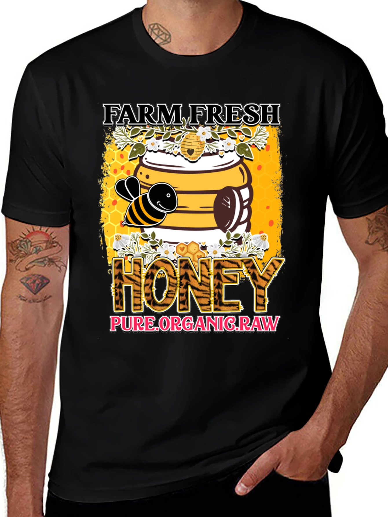 Farm Fresh Honey Graphic T-Shirt