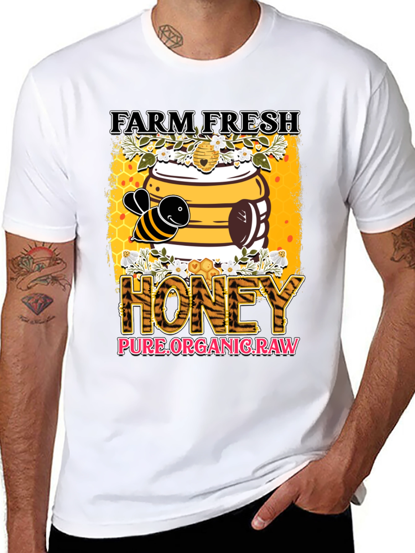 Farm Fresh Honey Graphic T-Shirt