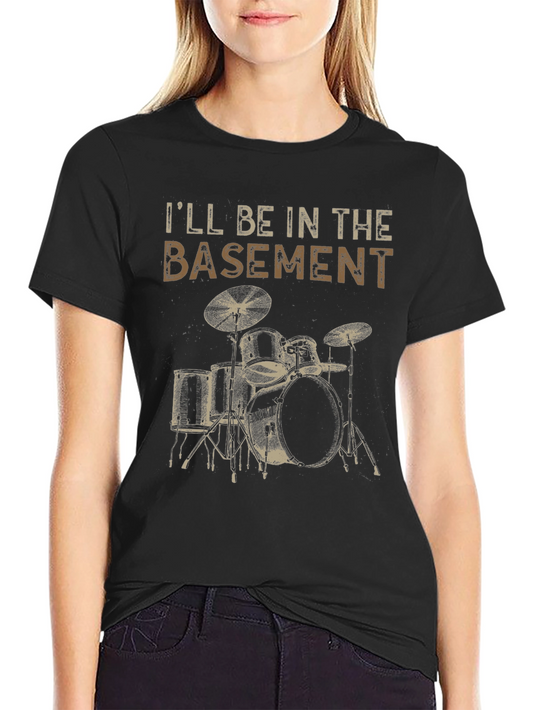 Basement Drummer Graphic Tee