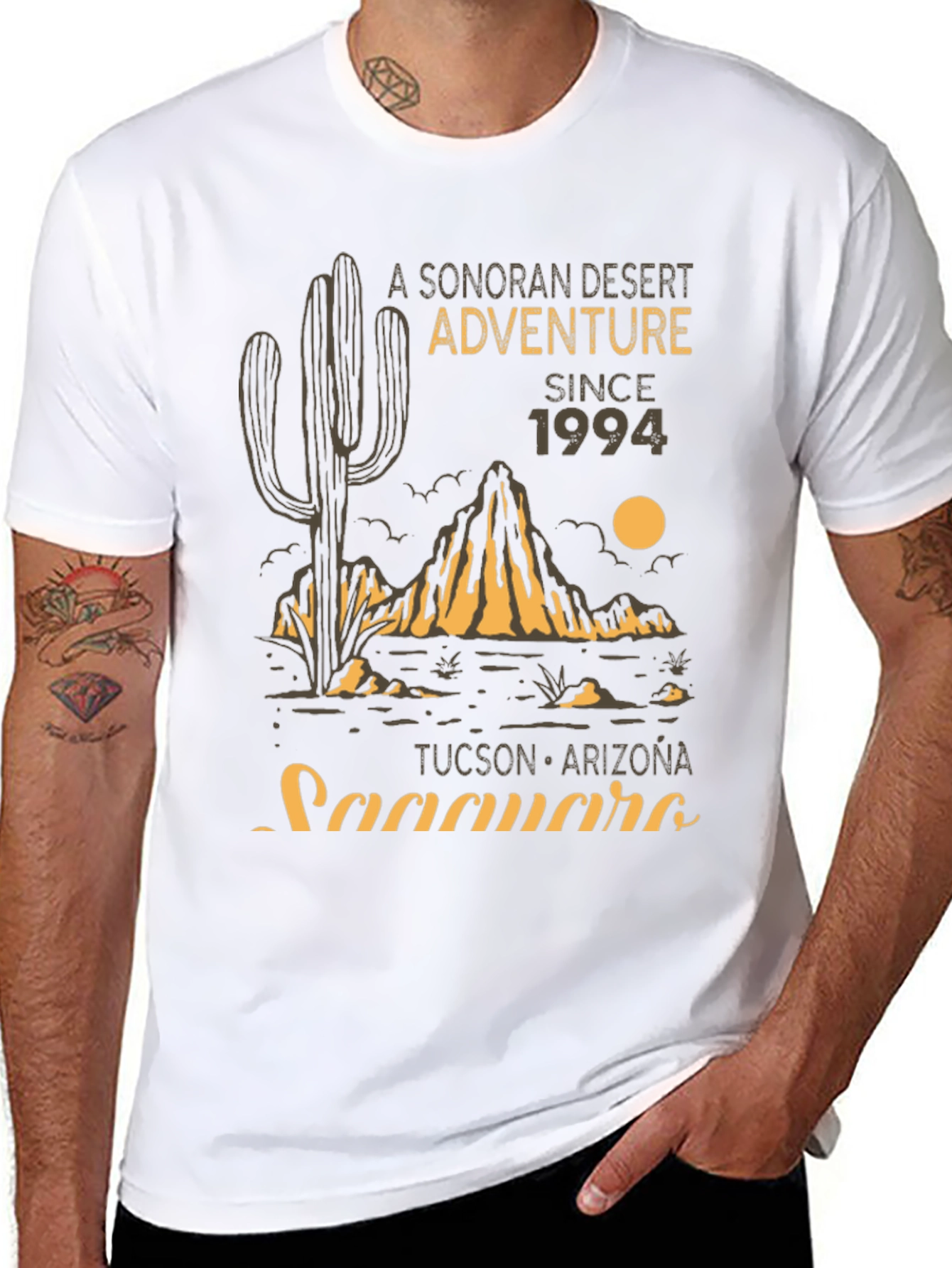 Sonoran Desert Adventure Graphic Tee - Tucson Arizona