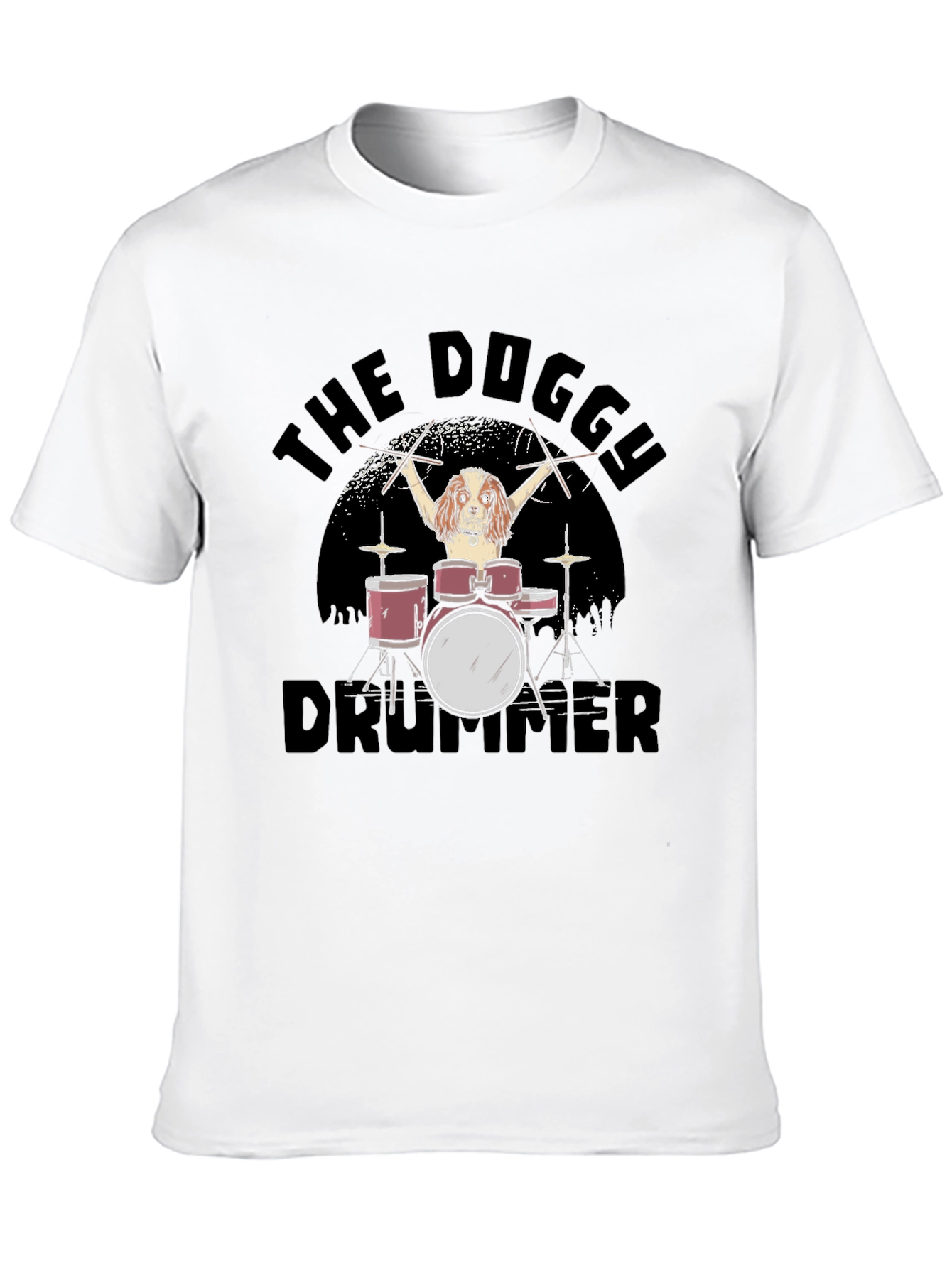 The Doggy Drummer Graphic T-Shirt
