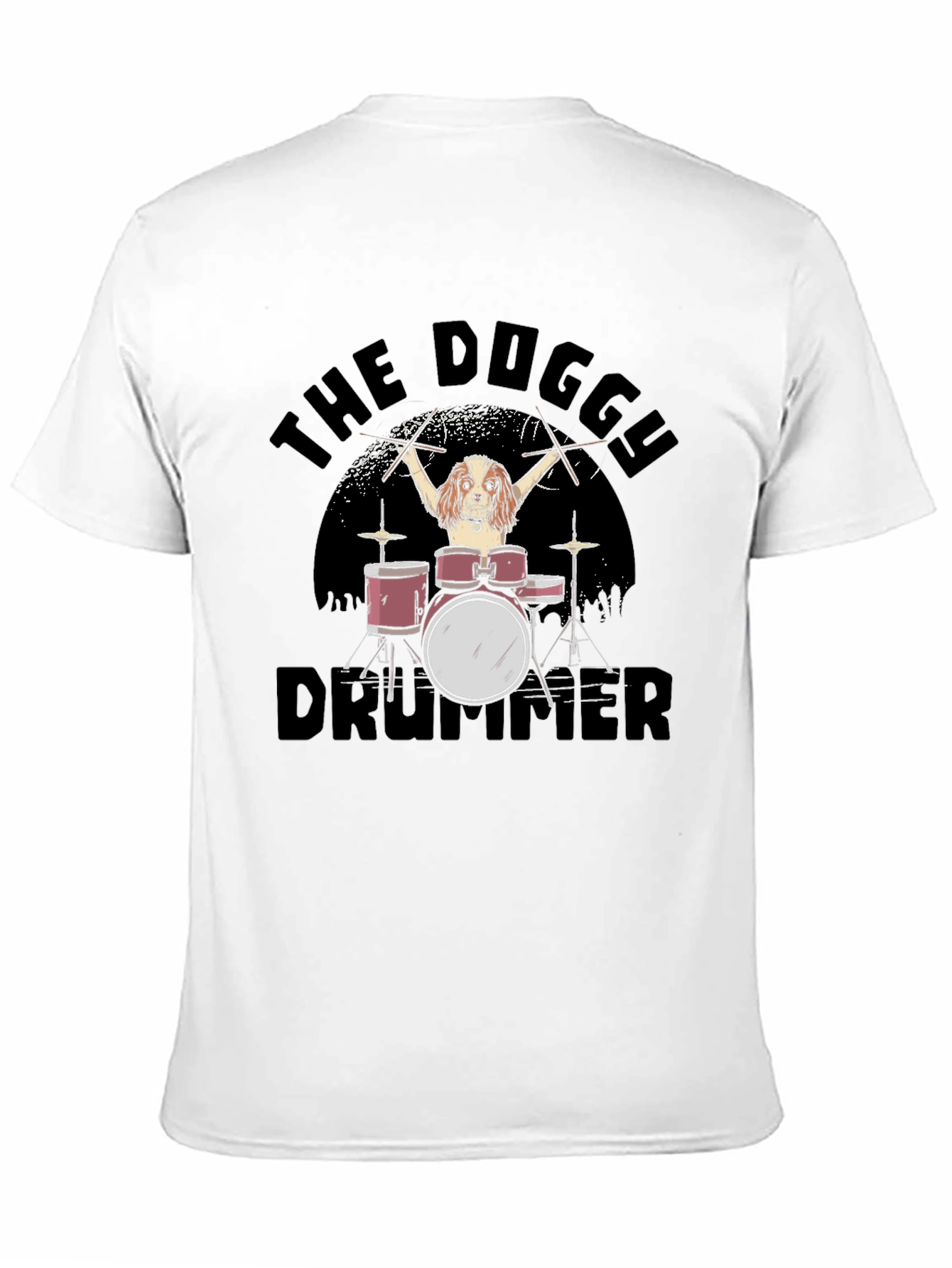 The Doggy Drummer Graphic T-Shirt