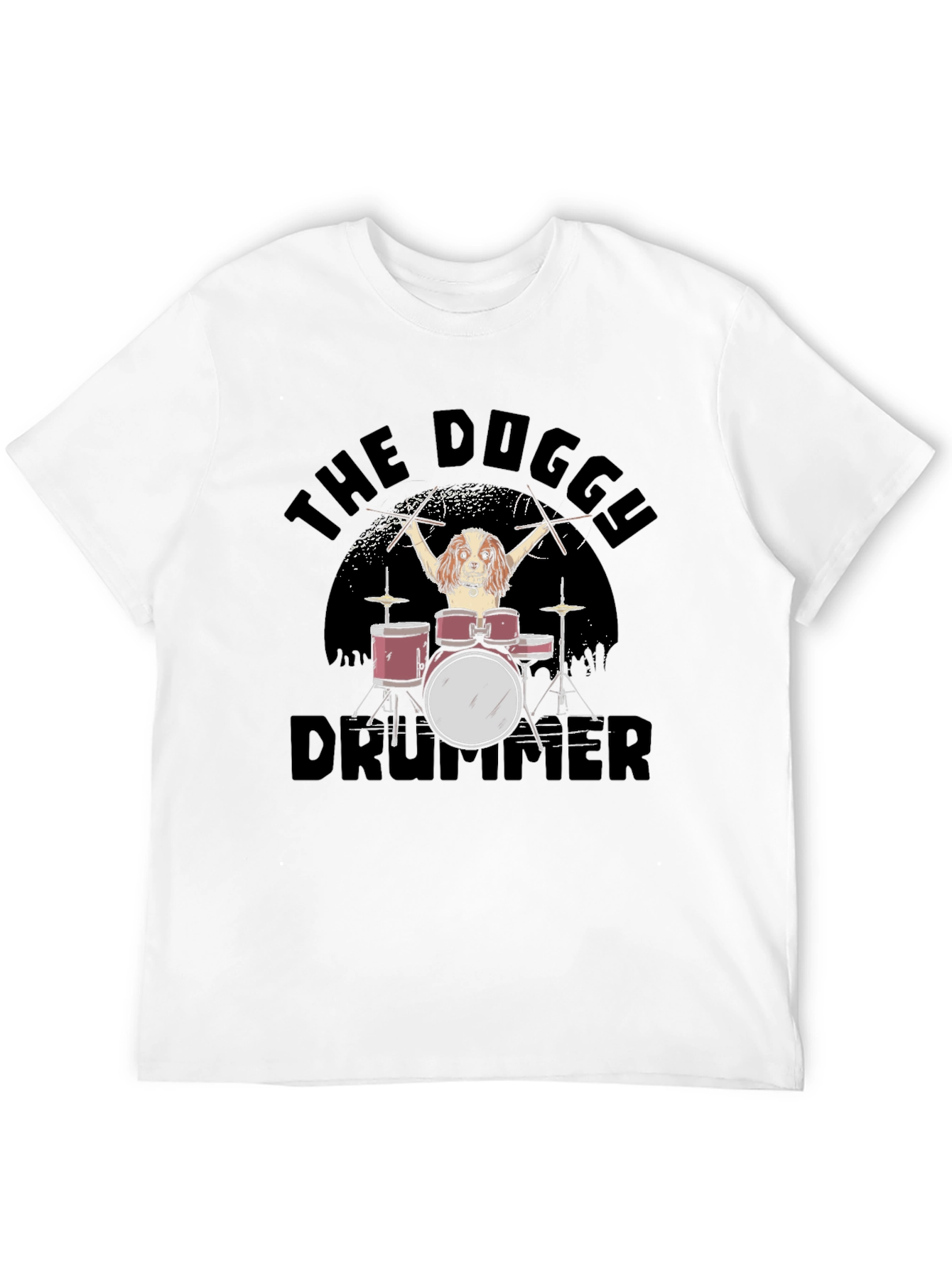 The Doggy Drummer Graphic T-Shirt