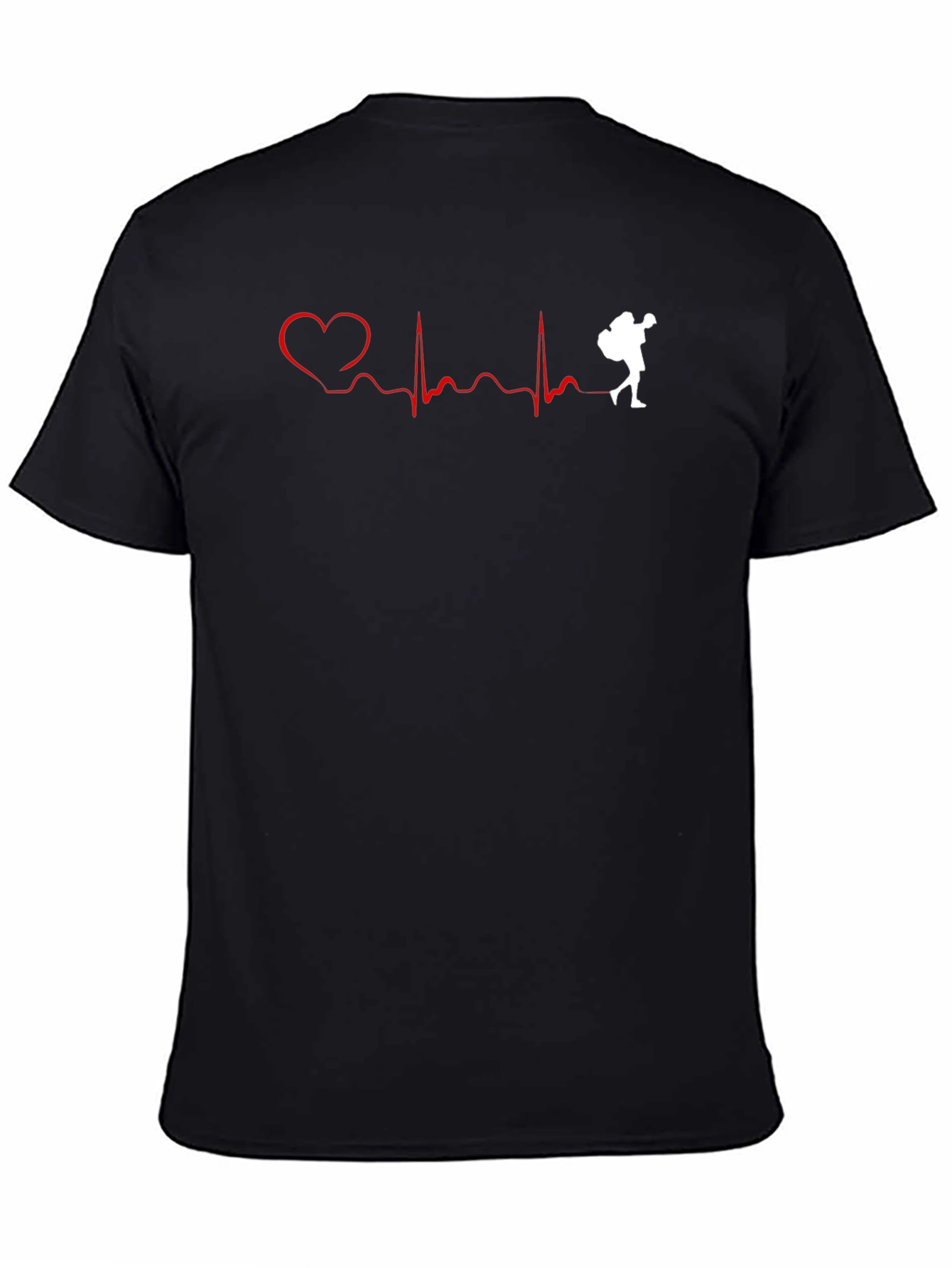 Hiking Heartbeat Graphic T-Shirt