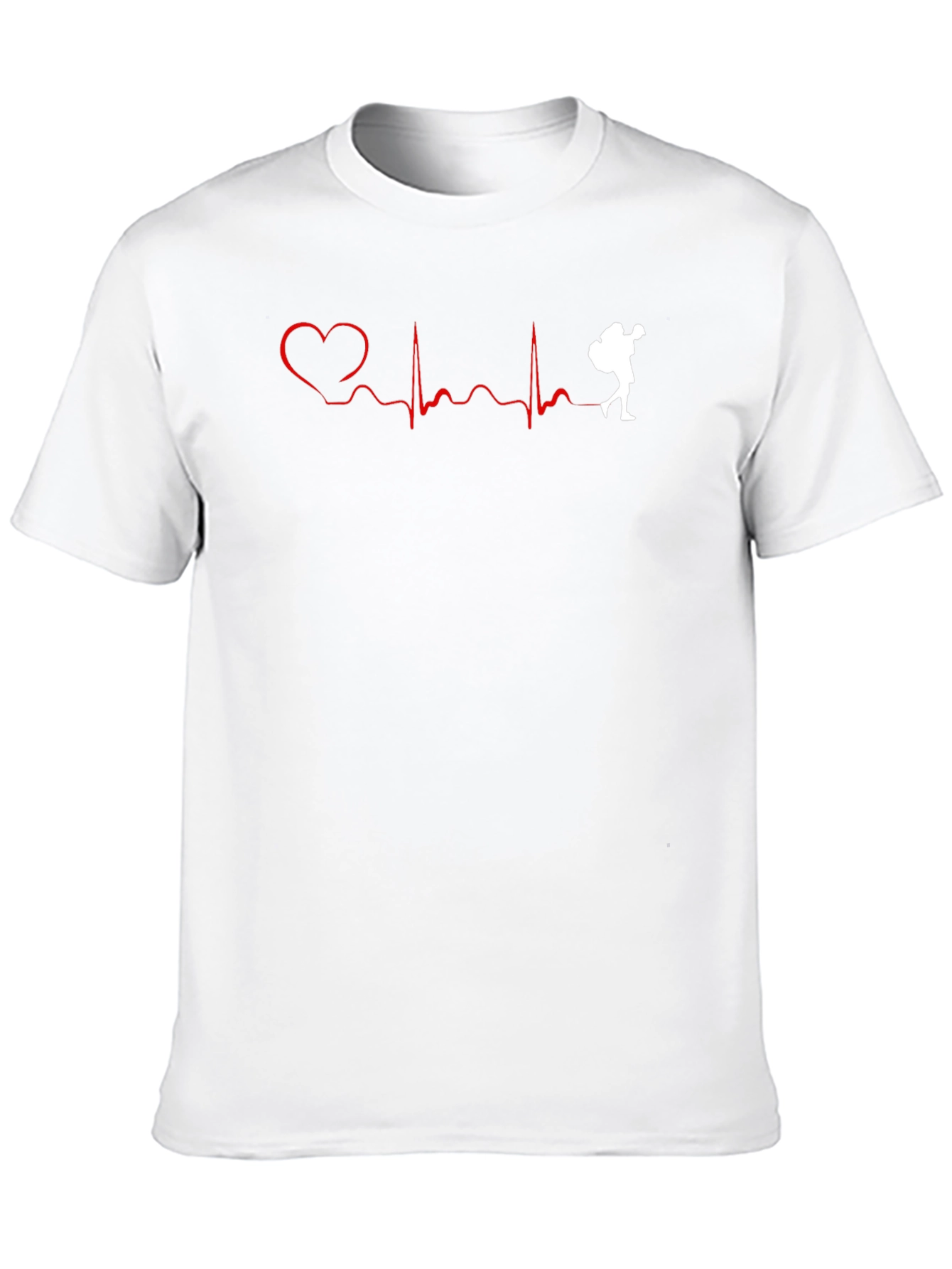 Hiking Heartbeat Graphic T-Shirt