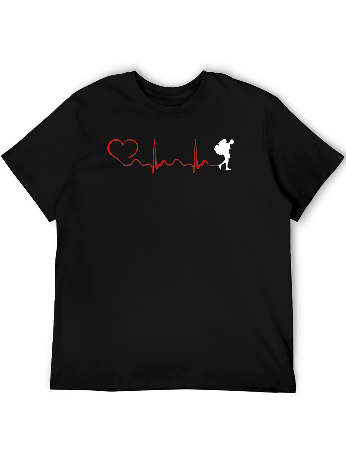 Hiking Heartbeat Graphic T-Shirt