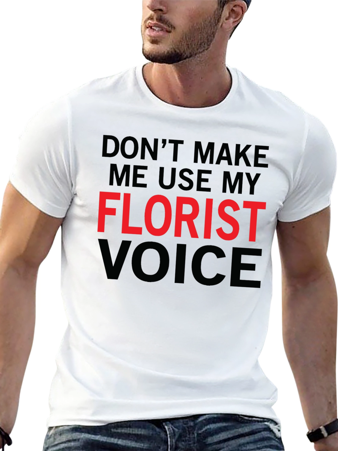 Florist Voice Novelty Graphic T-Shirt